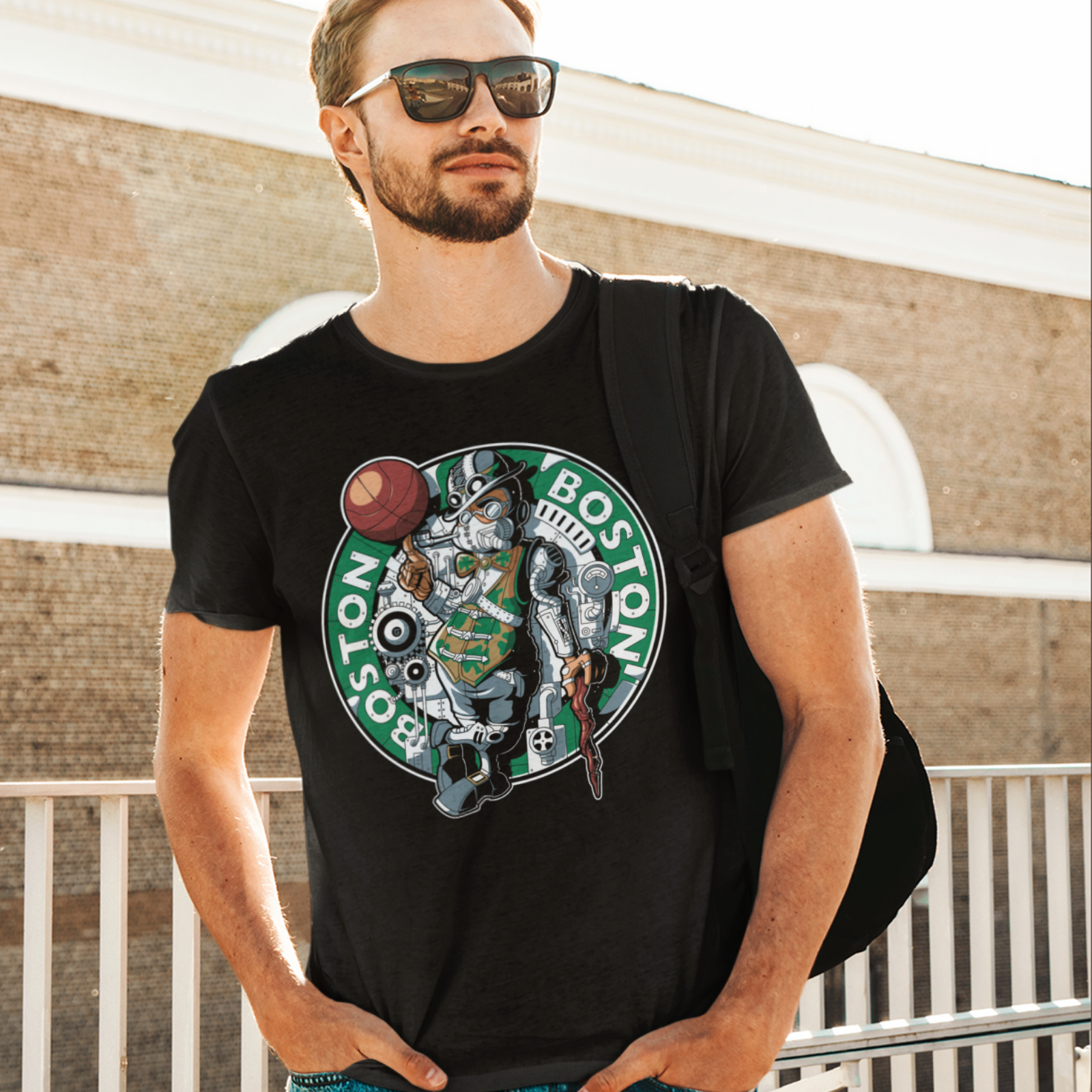 Boston Basketball 6-Pack Shirt Bundle – Black & Green
