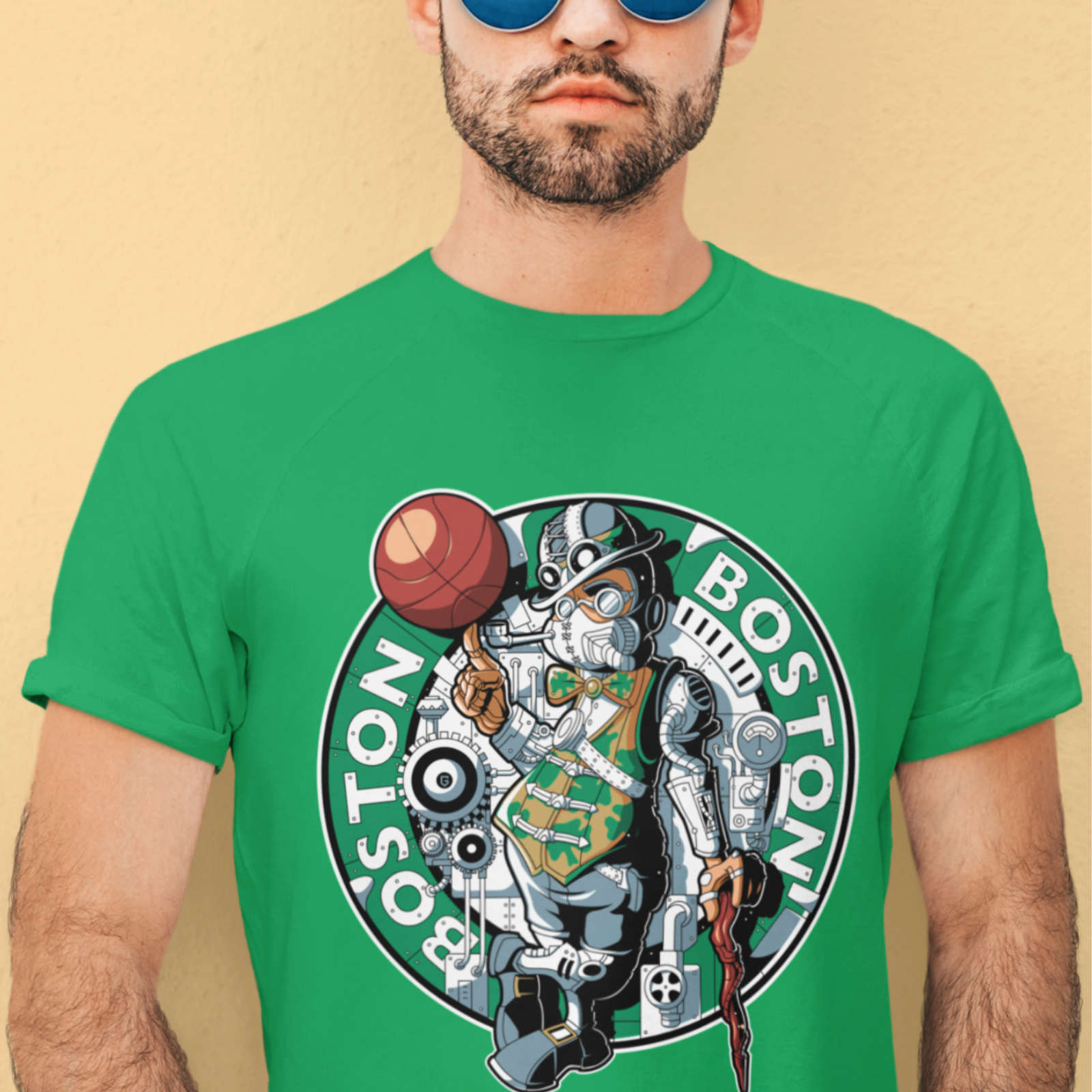 Boston Basketball 6-Pack Shirt Bundle – Black & Green