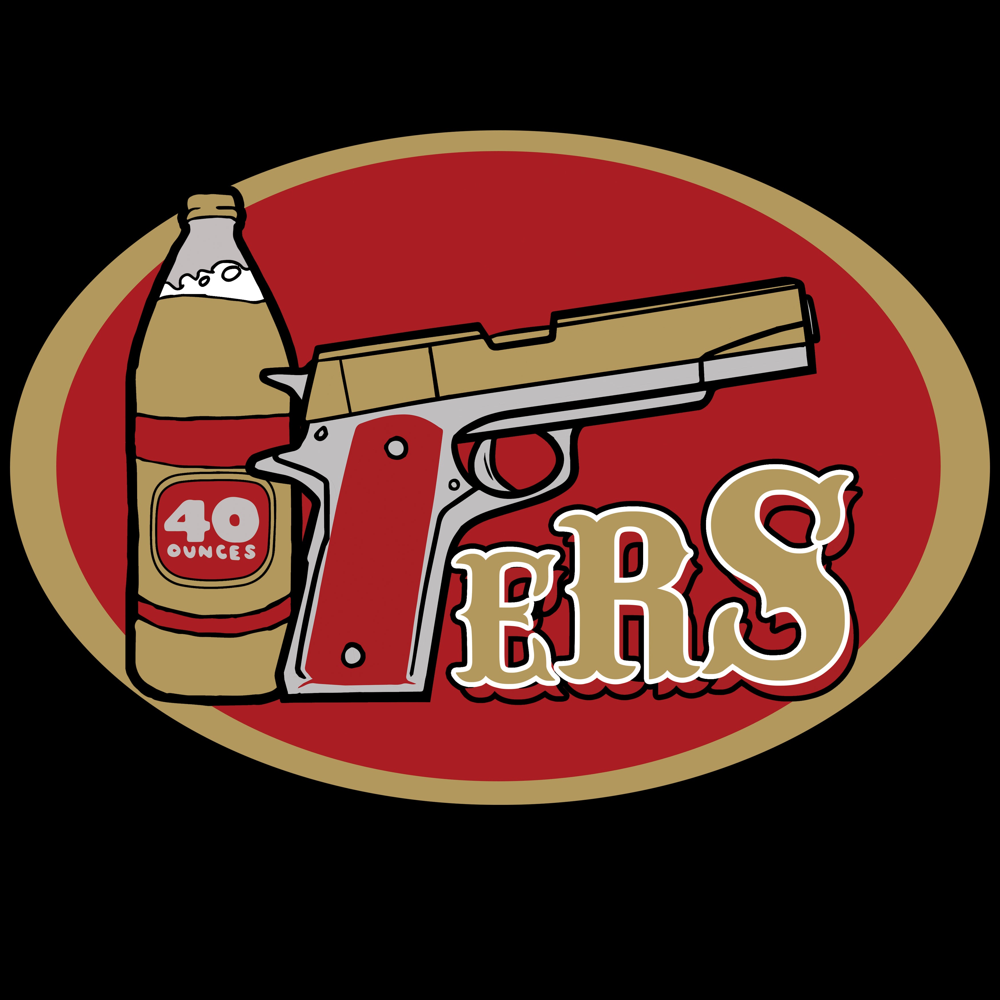 San Francisco 40 Nine Ners Football Mens T-Shirt