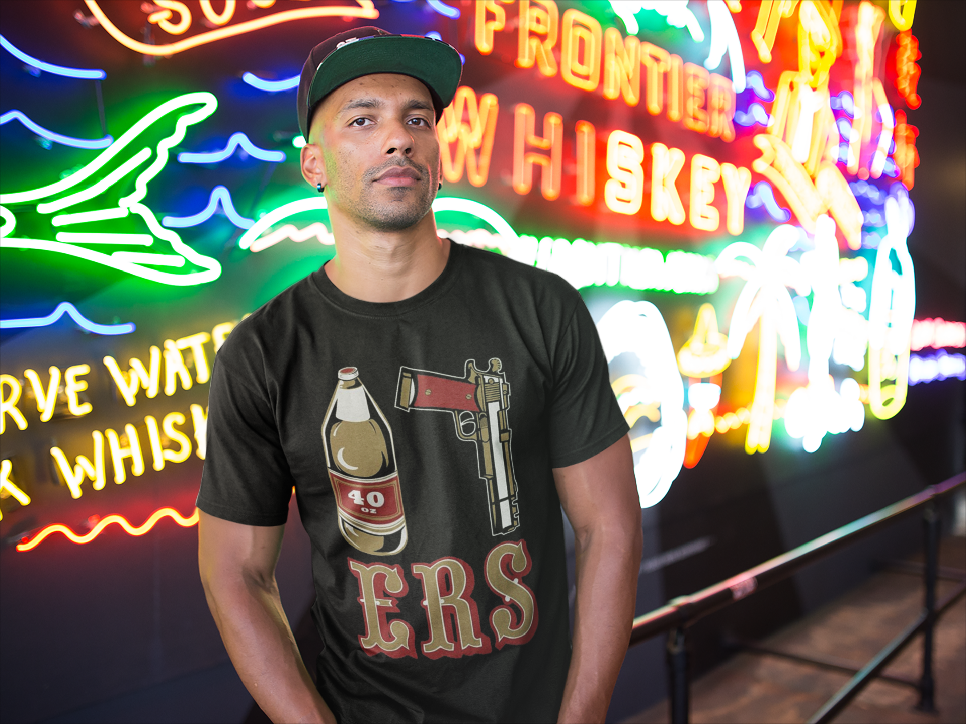 San Francisco 40 Nine Ners Football Mens T-Shirt