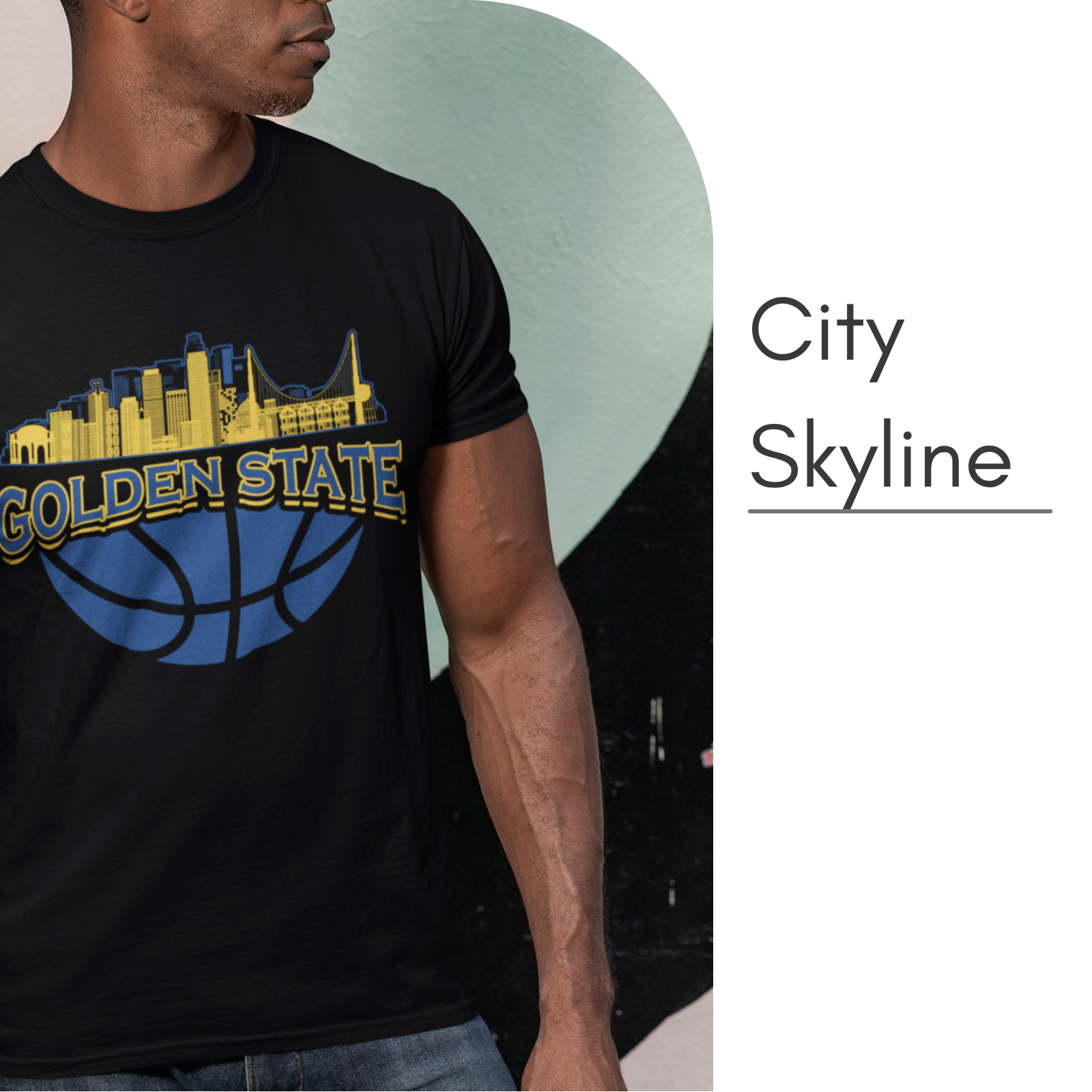 Golden State Basketball Graphic Tee- 2-in-1 T-Shirt Deal