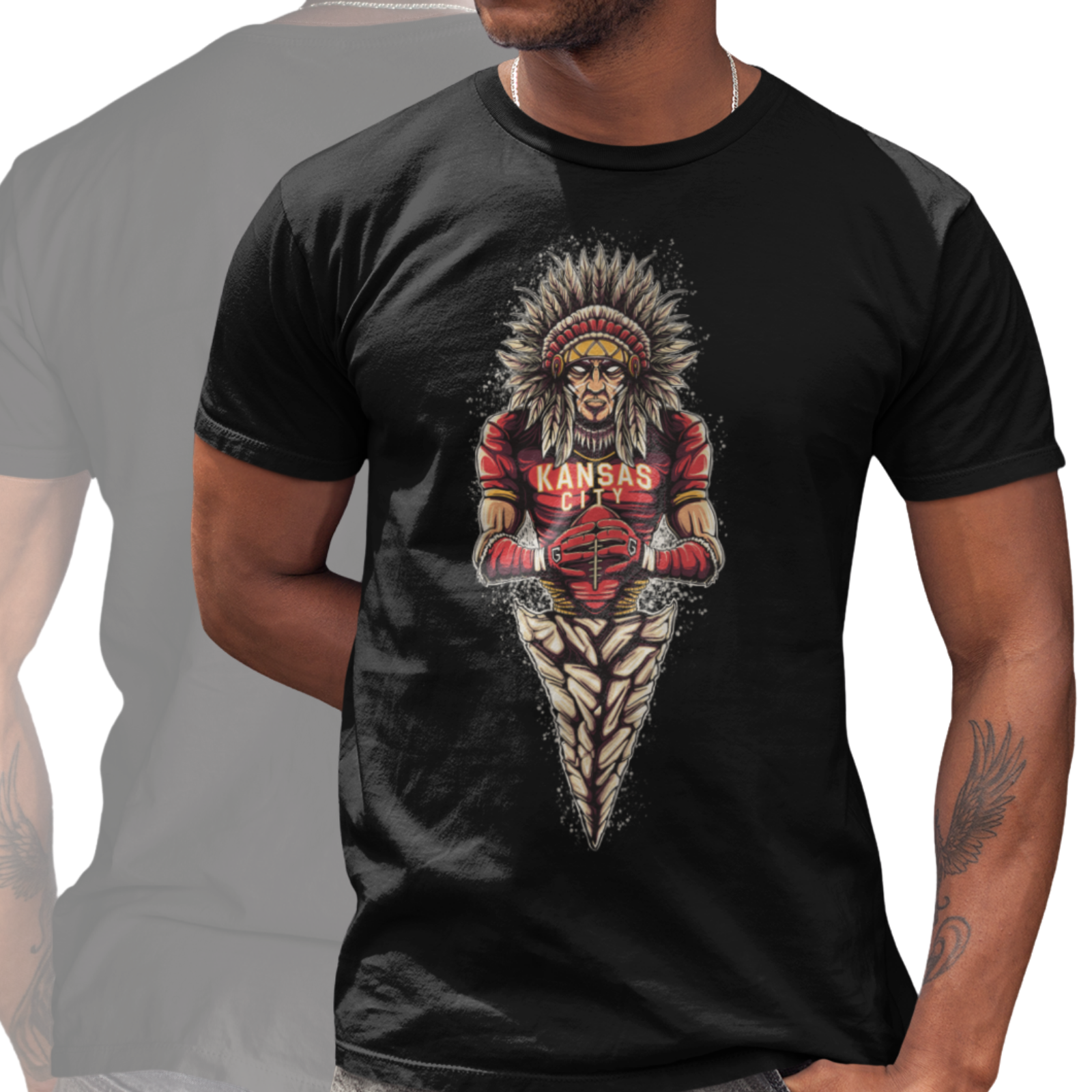 Kansas City Football 6-Pack Shirt Bundle – Black & Red