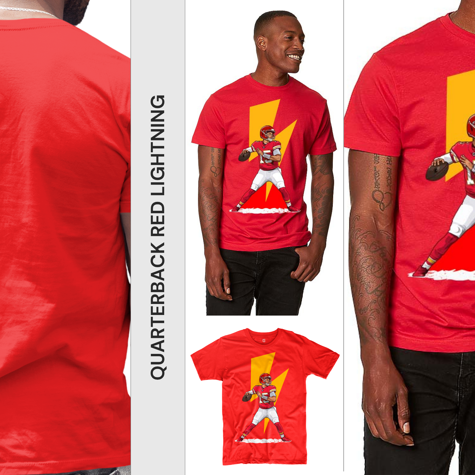 Kansas City Football 3-Pack Shirt Bundle – Red