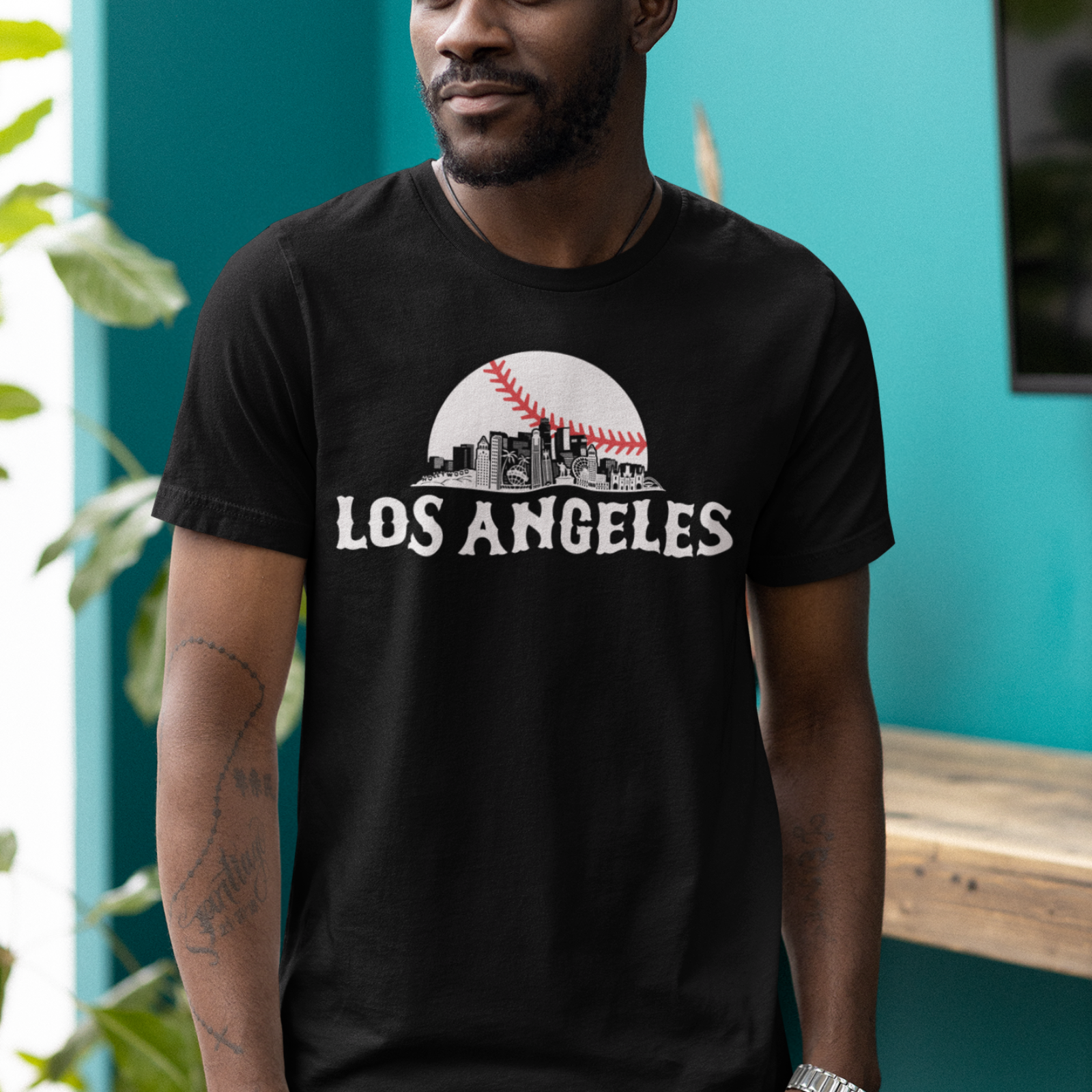 Los Angeles Baseball 6-Pack Shirt Bundle – Black & Blue