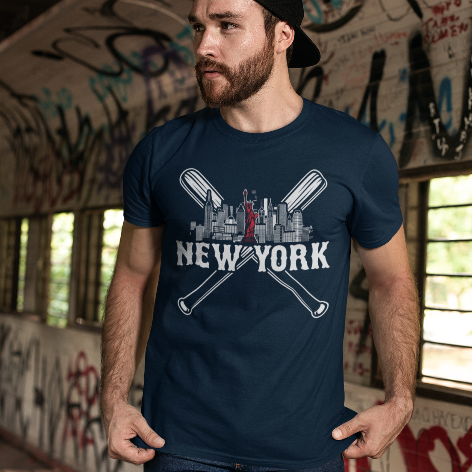 New York Baseball 6-Pack Shirt Bundle – Black & Navy