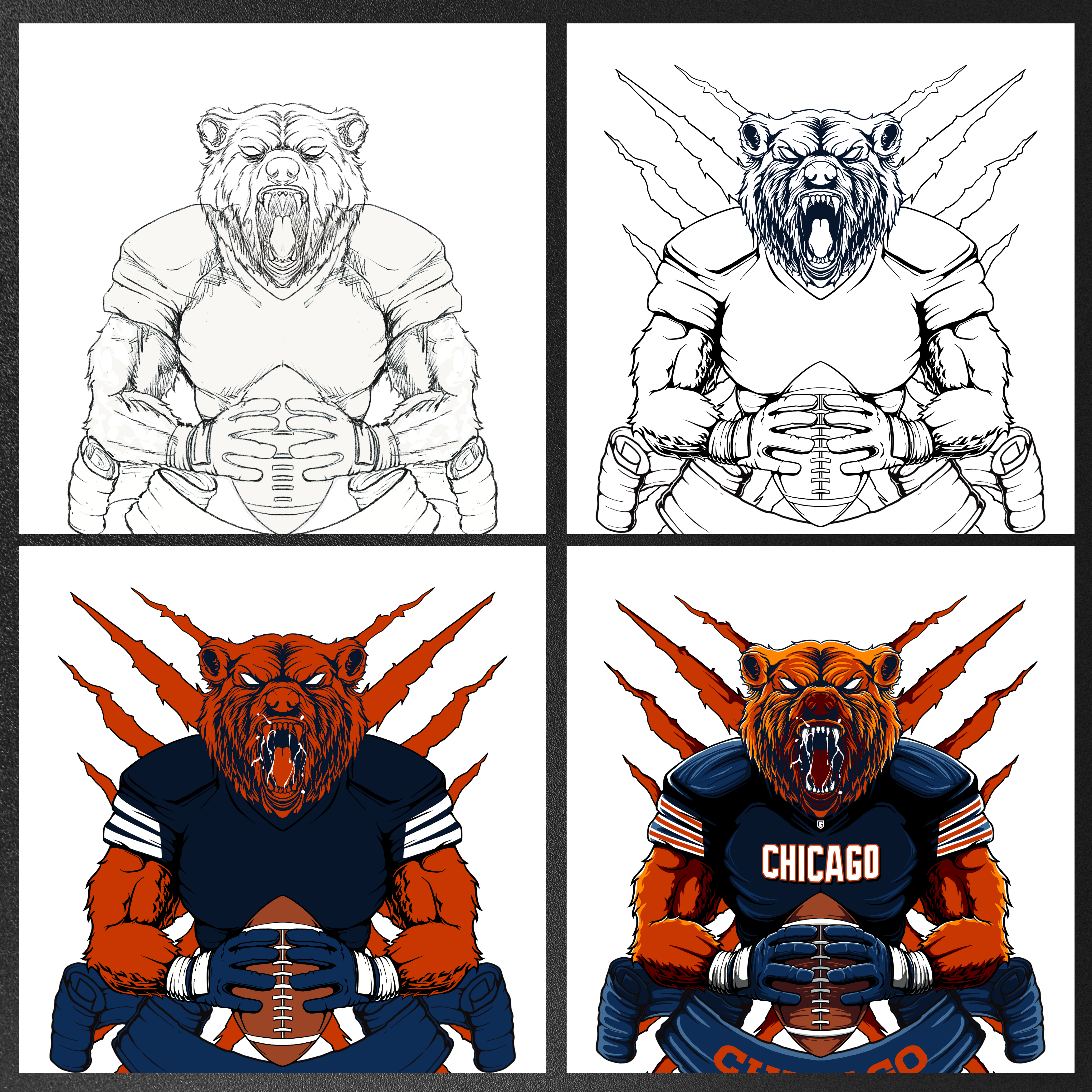 Chicago Football Men's T-Shirt