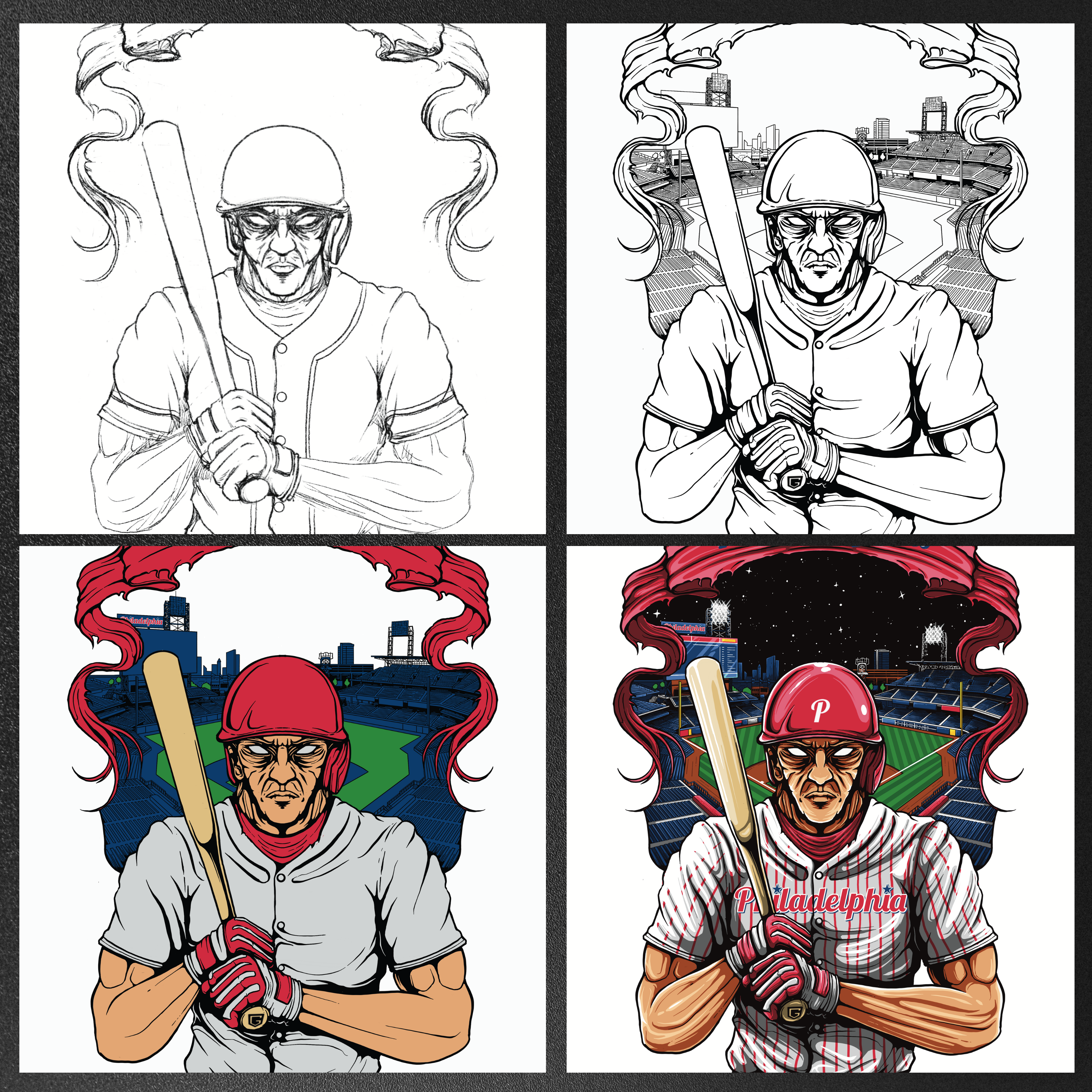 Philadelphia Baseball Men's Graphic T-Shirt