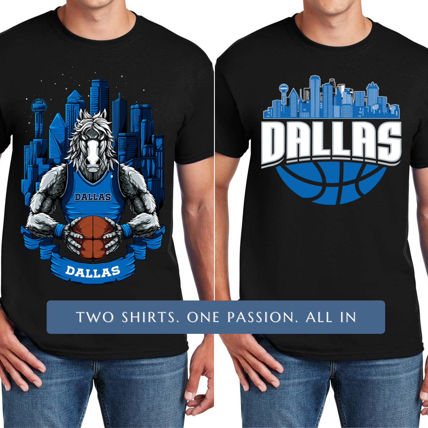 Dallas Basketball 2-Pack Shirt Bundle