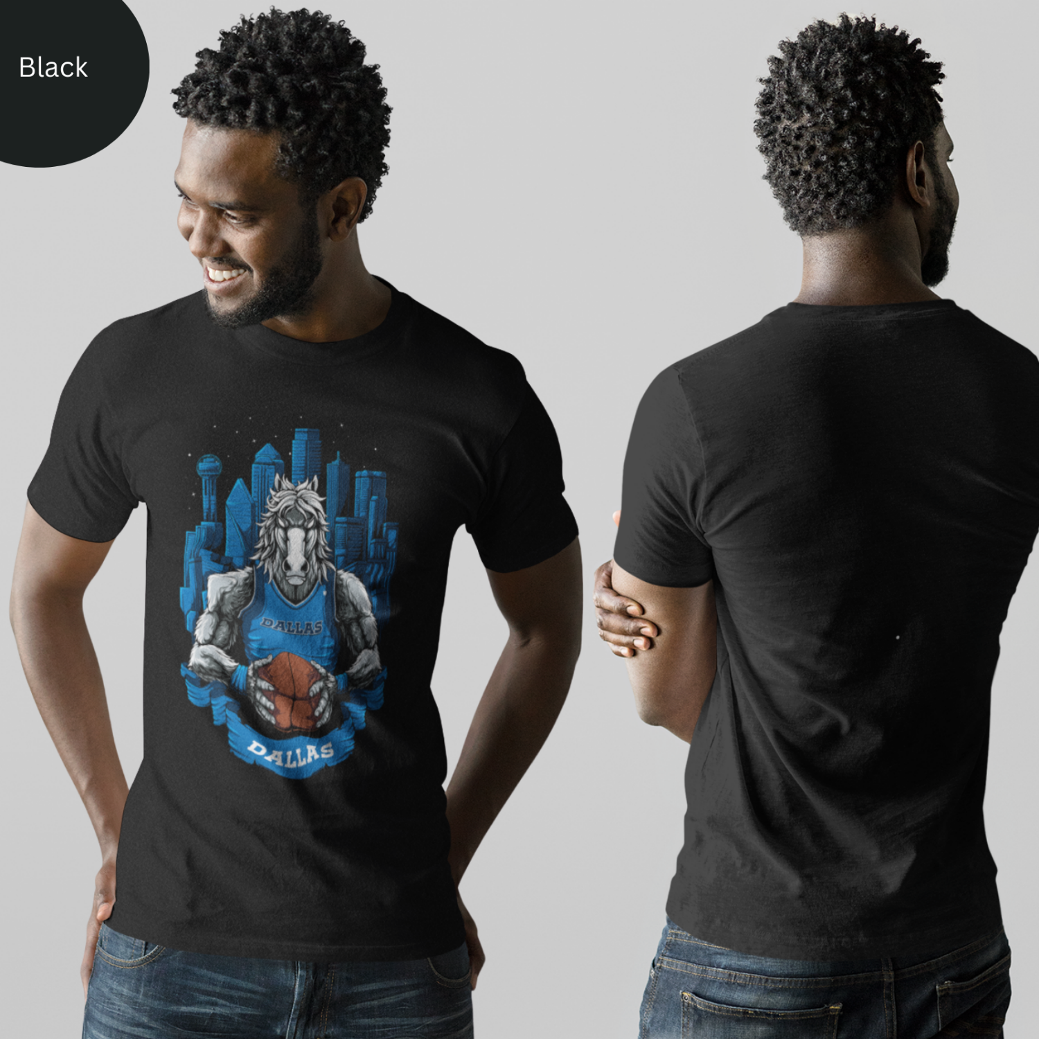 Dallas Basketball 2-Pack Shirt Bundle – Black