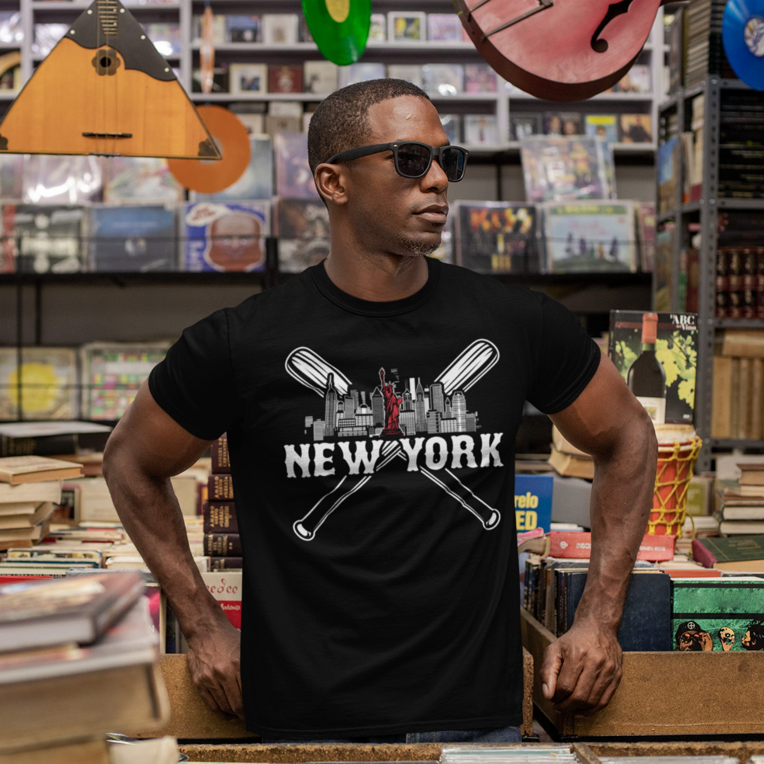 New York Baseball 3-Pack Shirt Bundle – Black