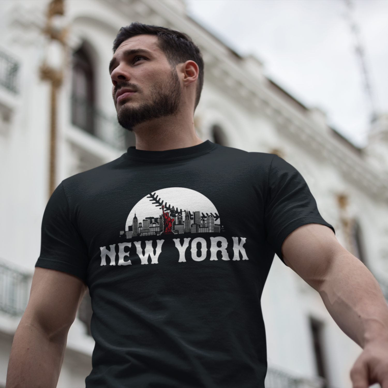 New York Baseball 3-Pack Shirt Bundle – Black