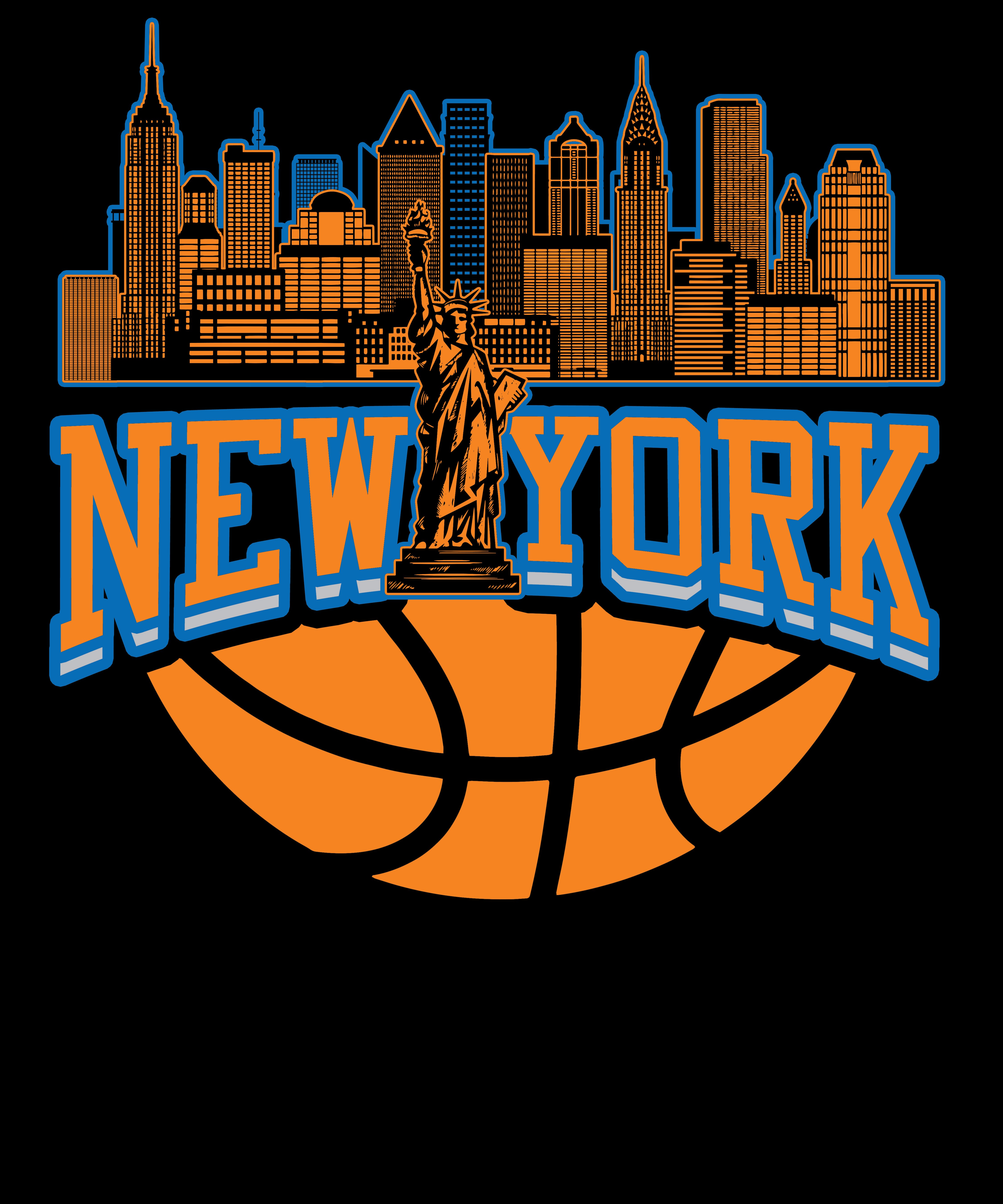 New York Basketball Skyline Men's T-Shirt