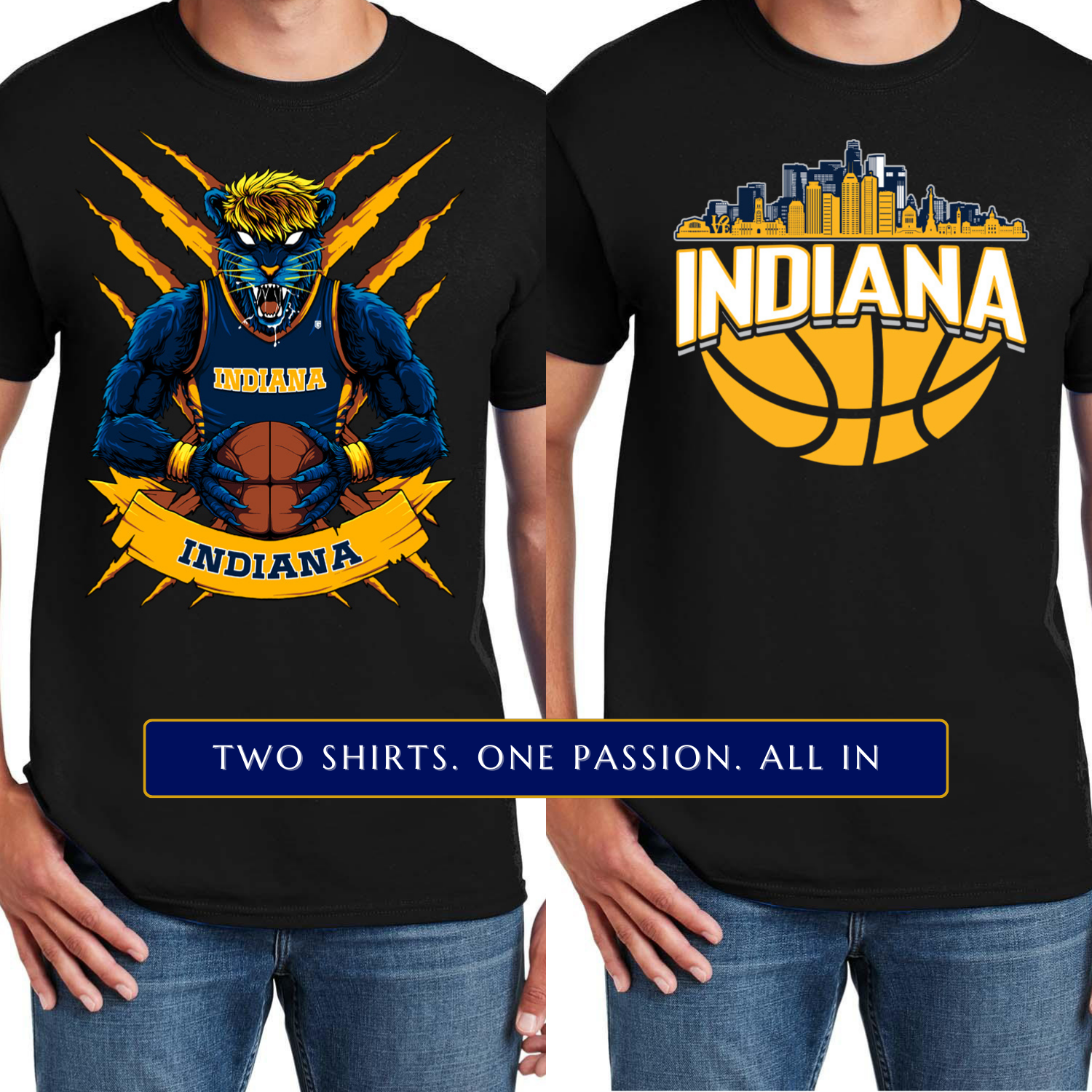 Indiana Basketball 2-Pack Shirt Bundle