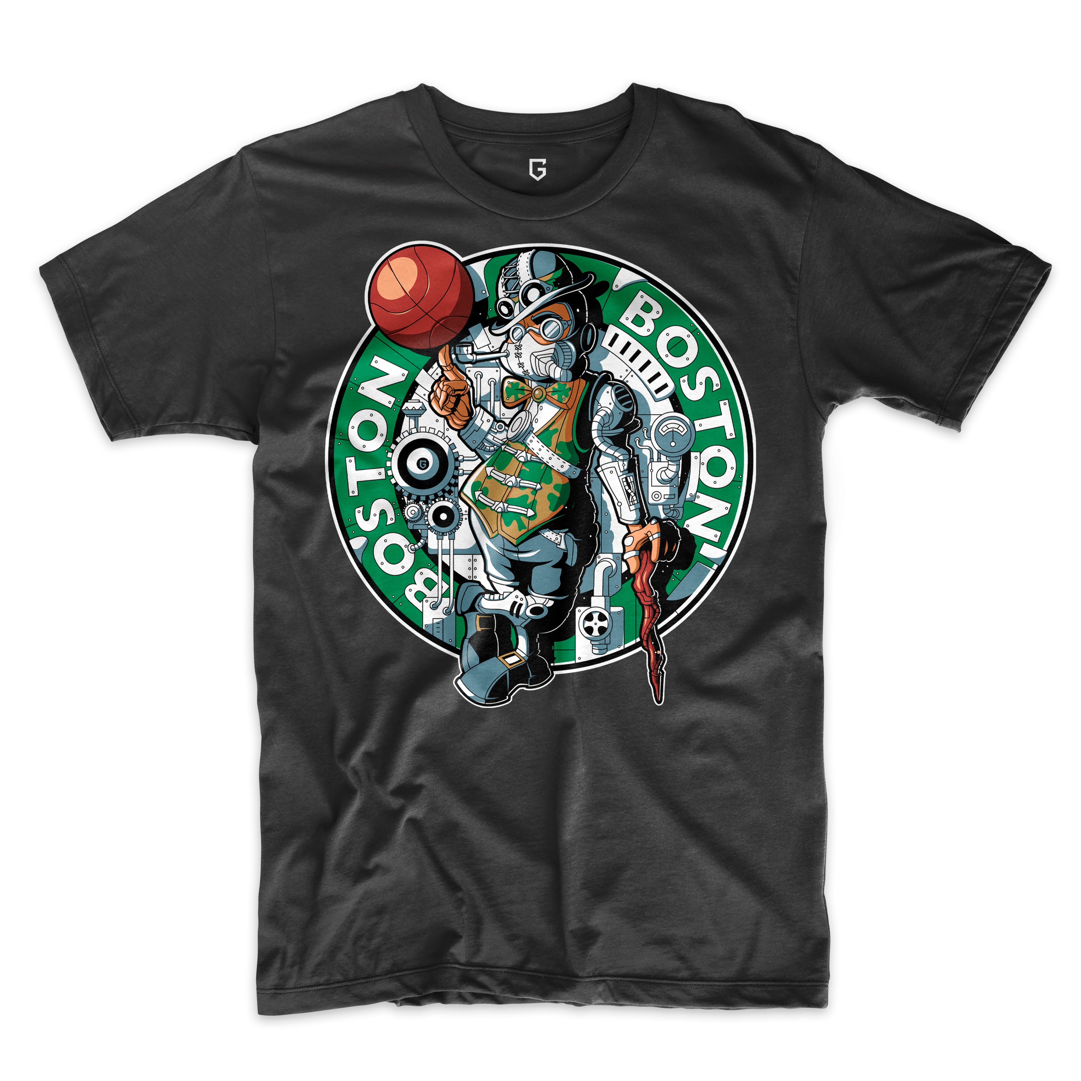 Boston Steampunk Basketball Men's T-Shirt