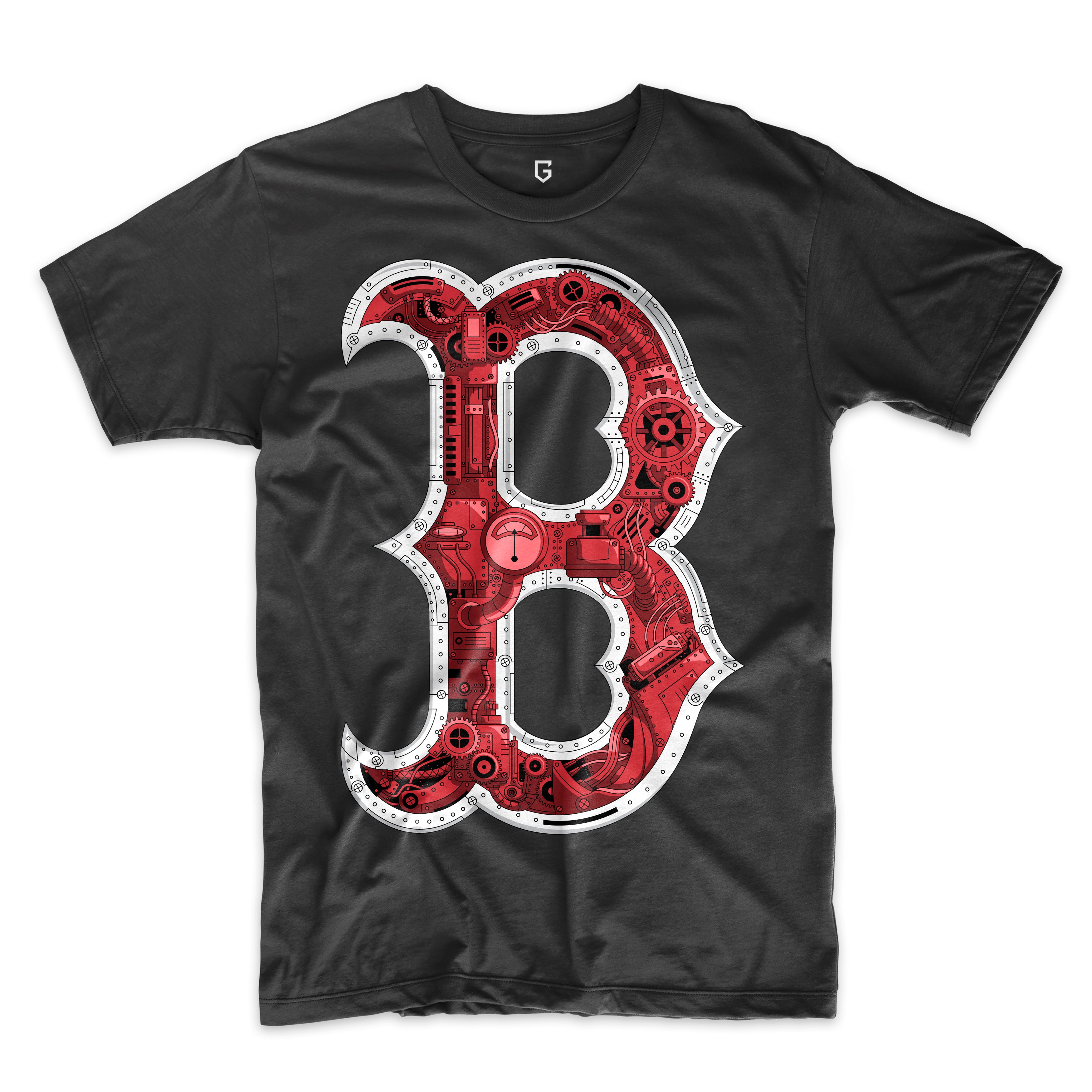 Boston Steampunk Baseball Men's T-Shirt