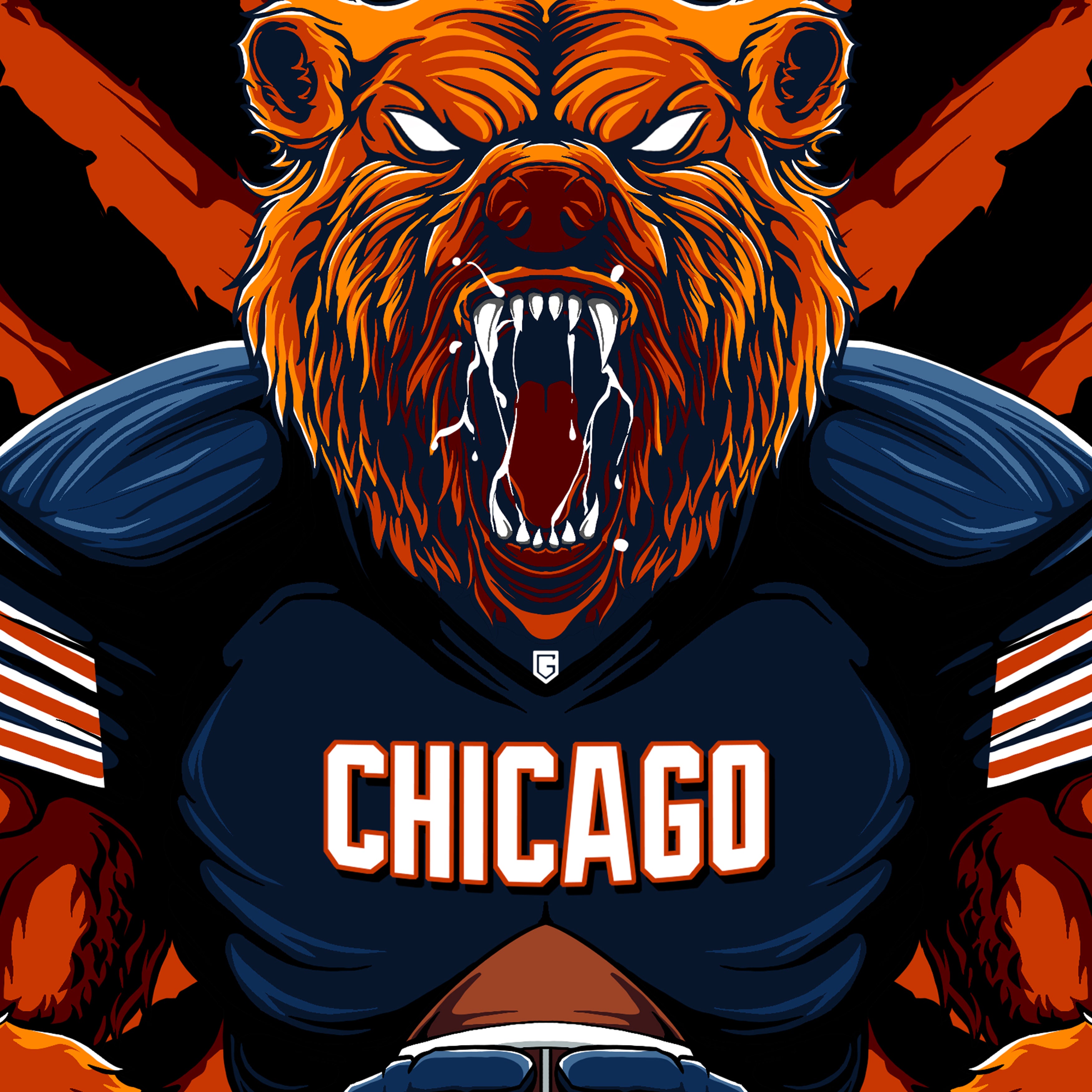 Chicago Football Men's T-Shirt