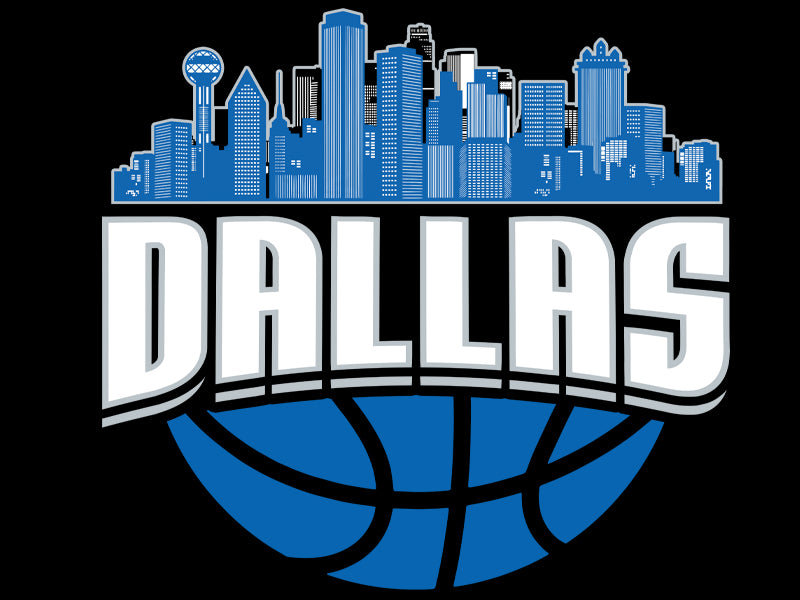Dallas Basketball Skyline Men's T-Shirt