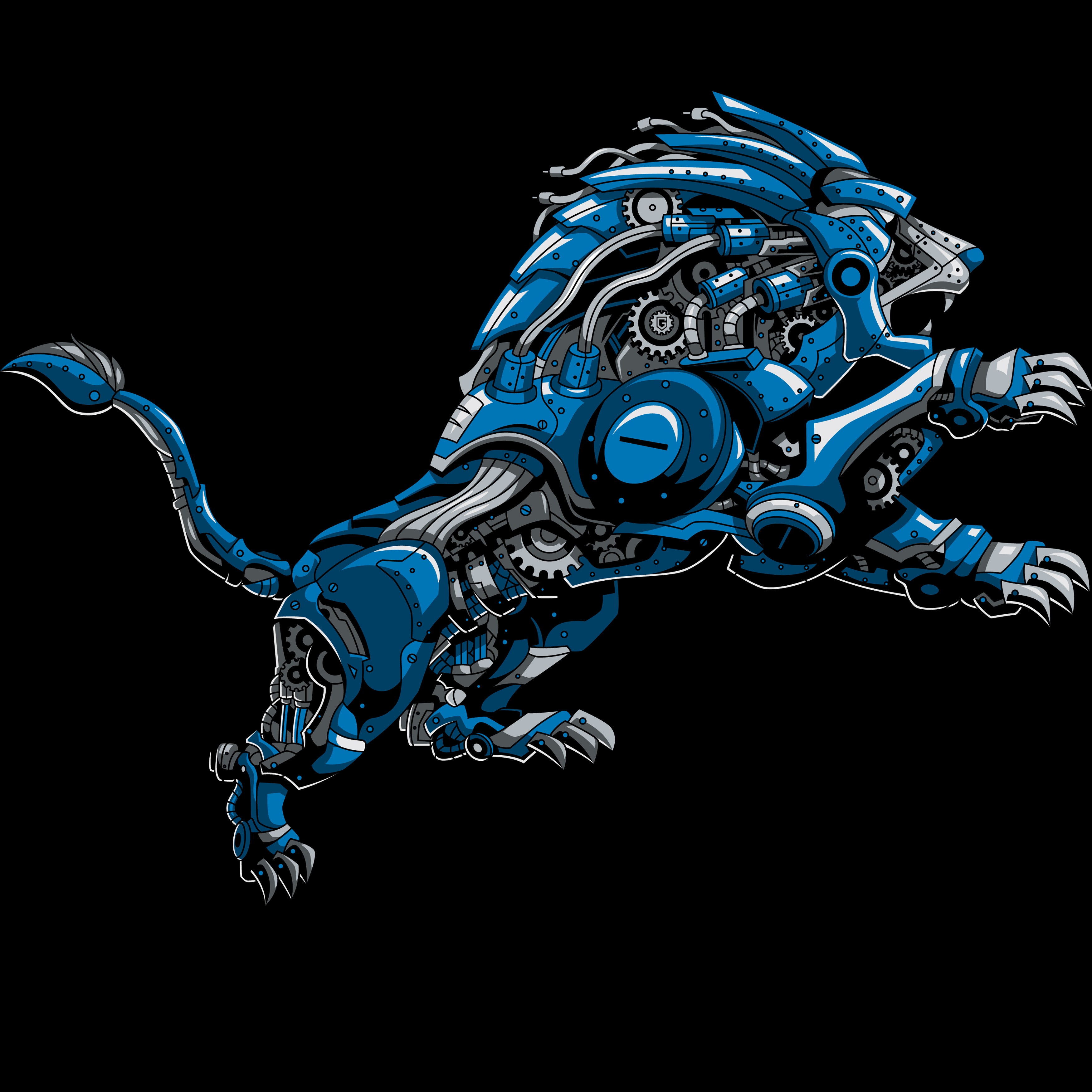 Detroit Steampunk Football Men's T-Shirt