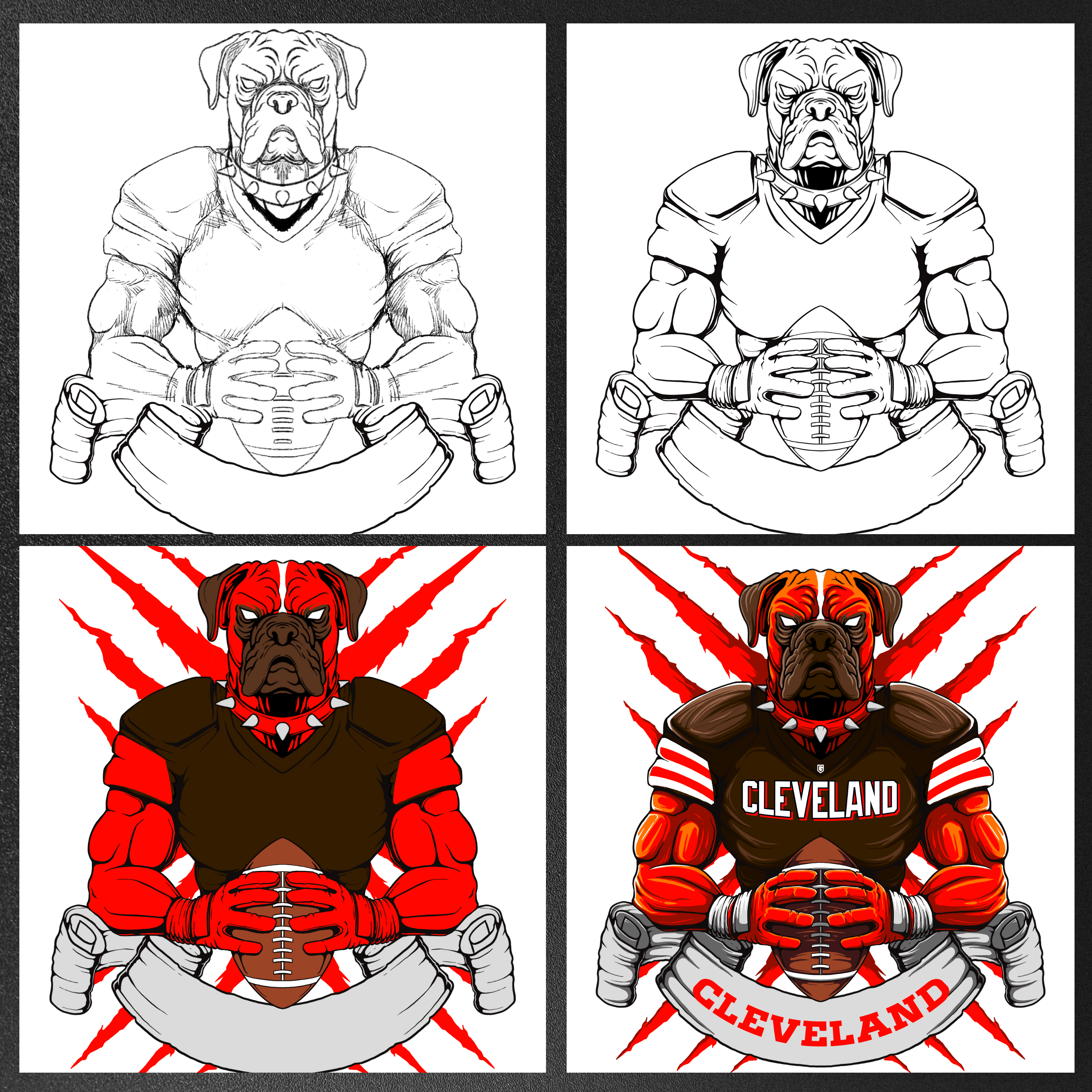 Cleveland Football Men's Graphic Sweatshirt