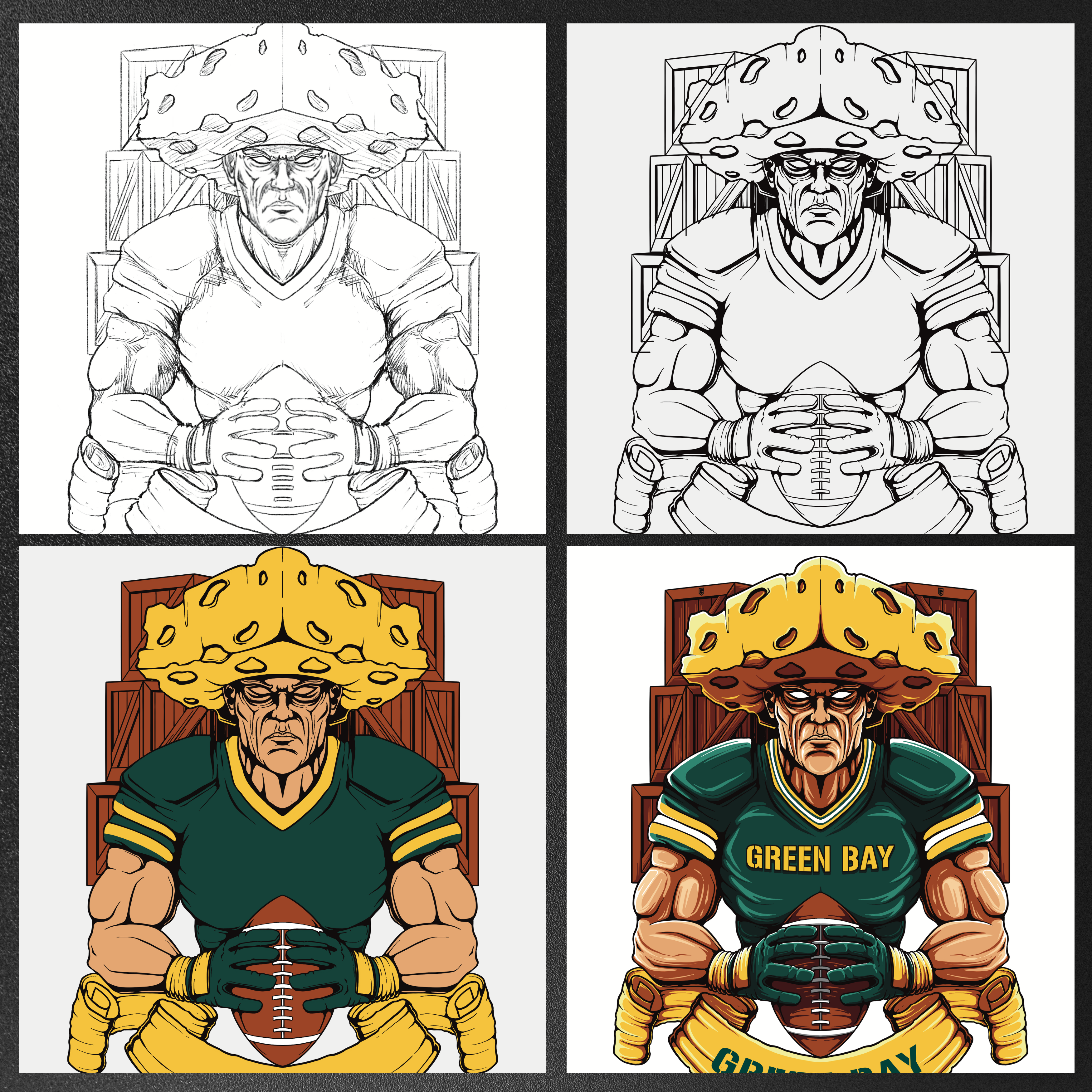 Green Bay Football Men's T-Shirt