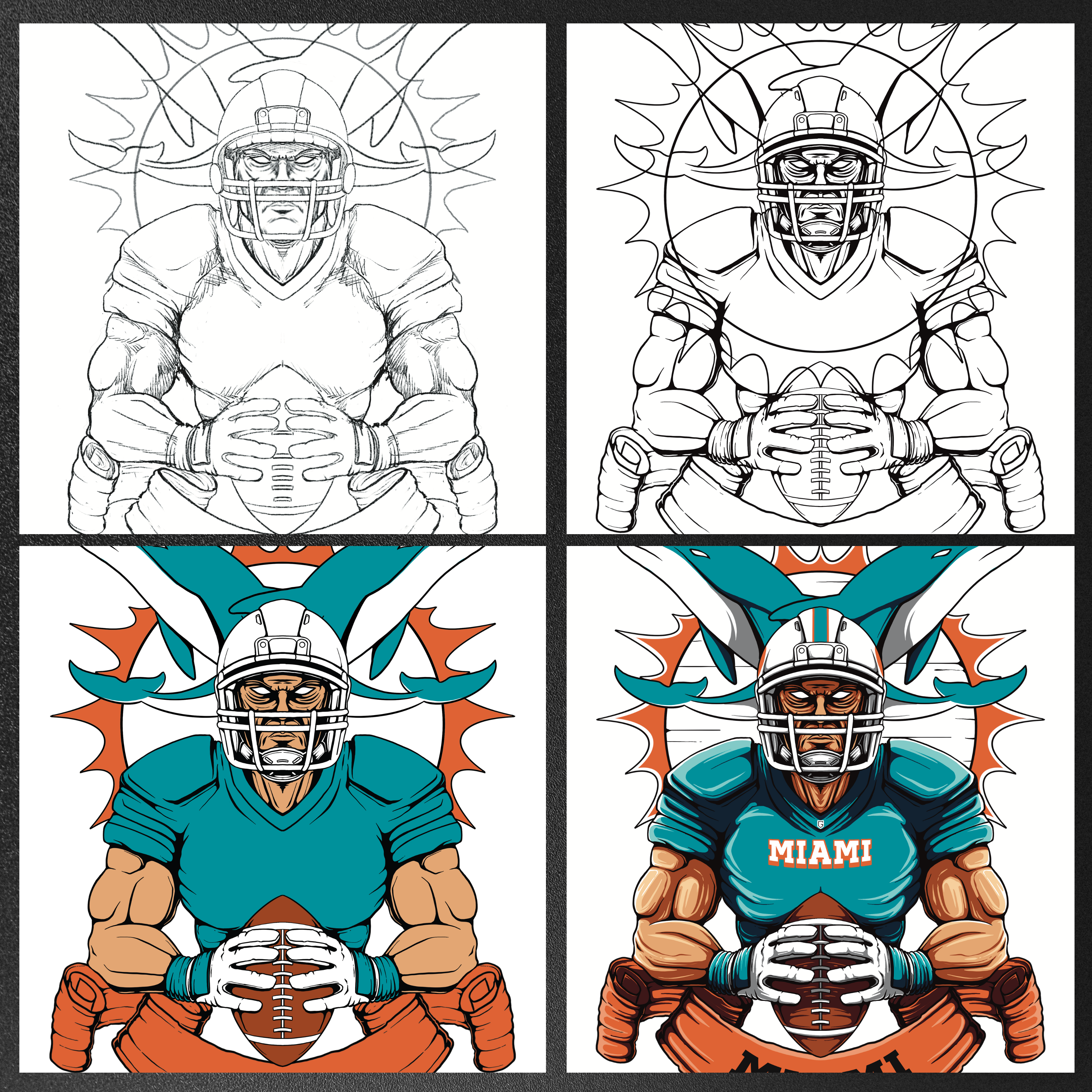 Miami Football Men's T-Shirt