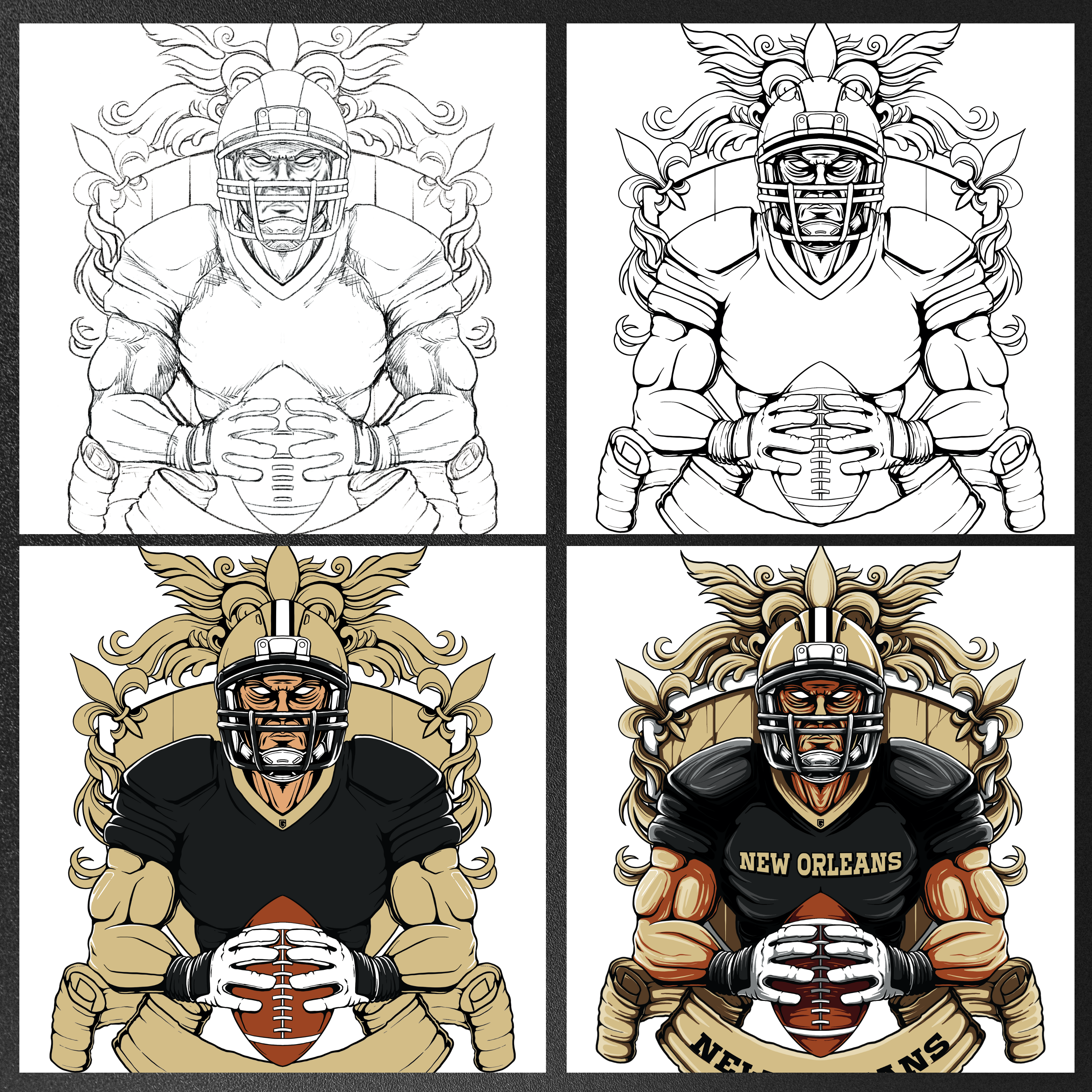 New Orleans Football Men's T-Shirt