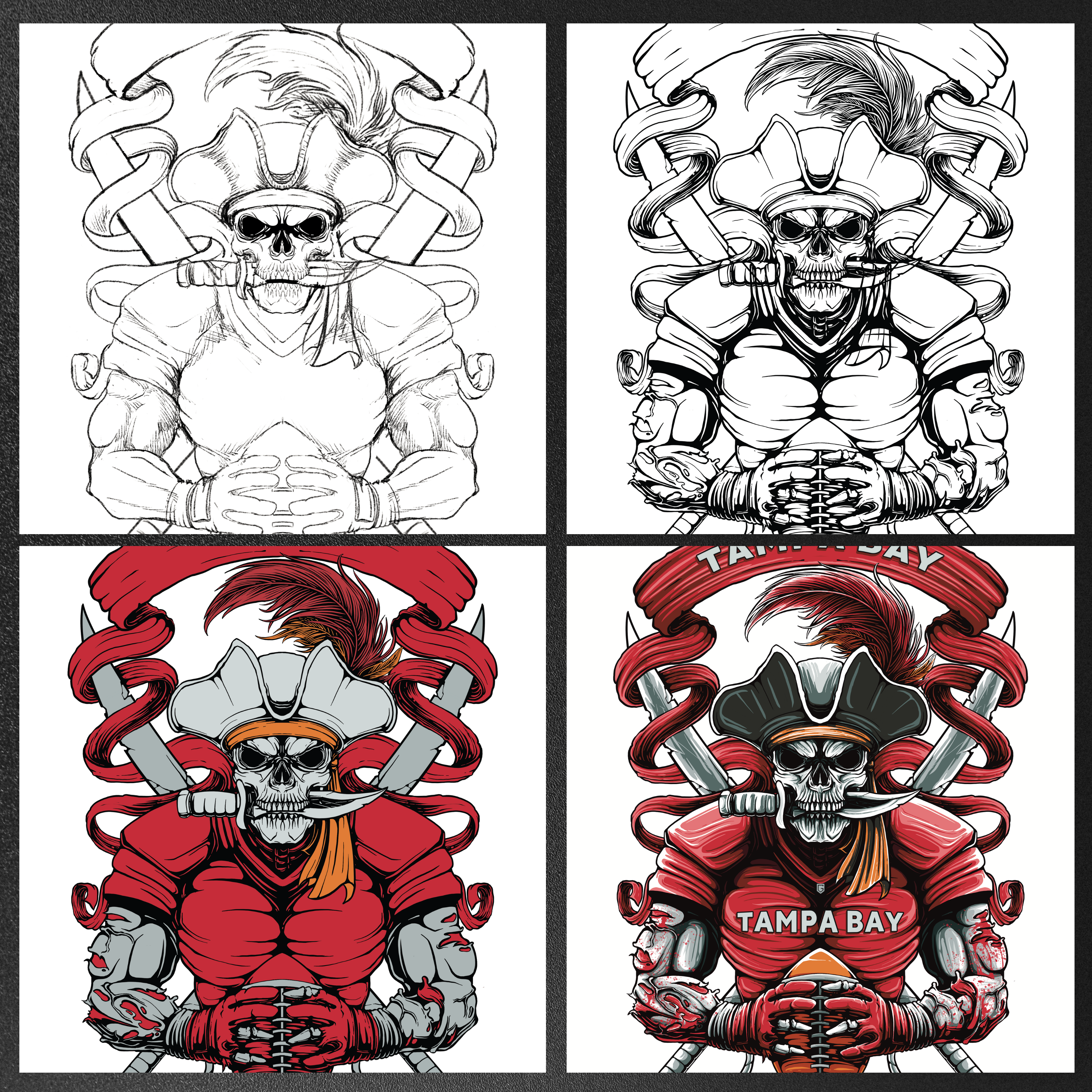 Tampa Bay Football Hoodies