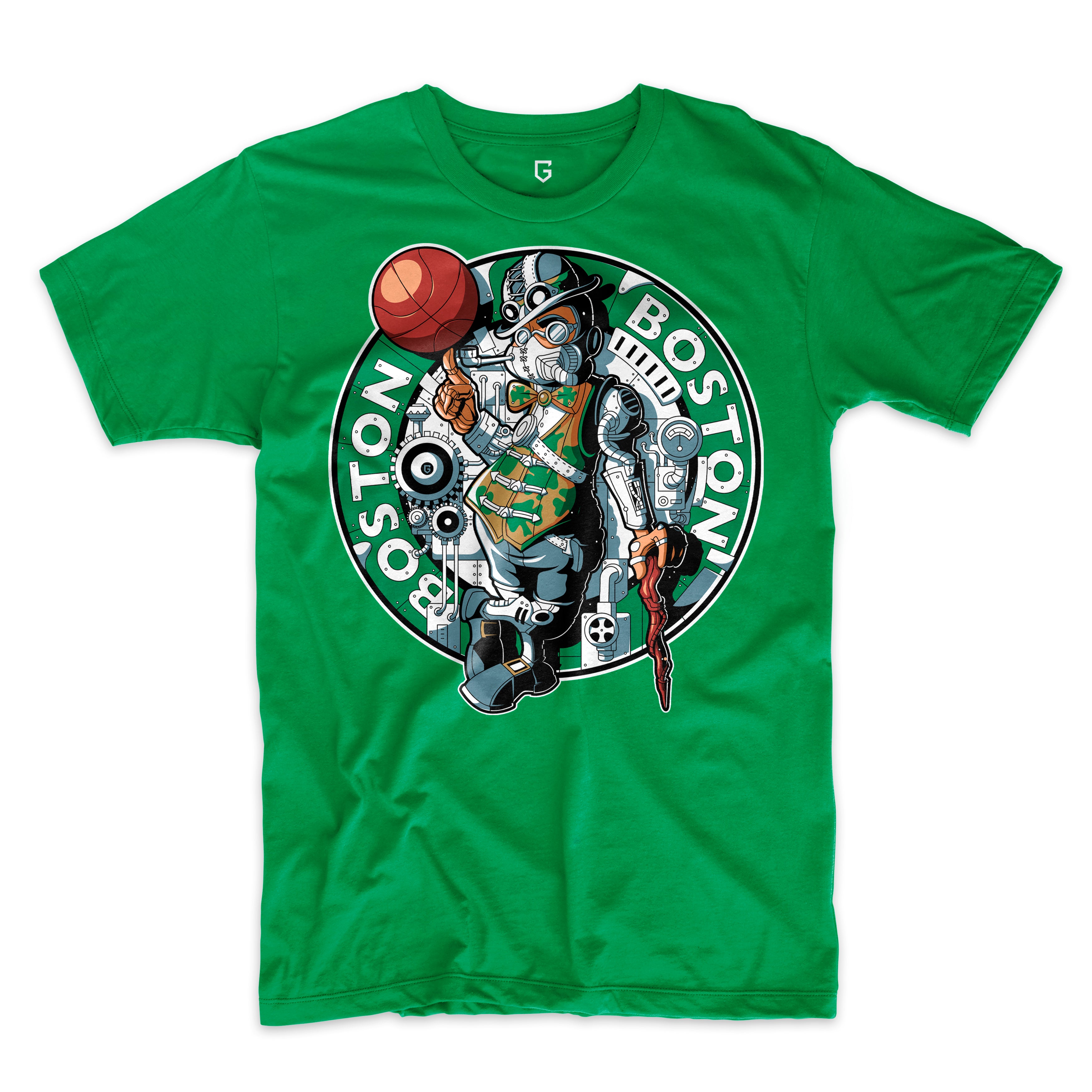 Boston Steampunk Basketball Men's T-Shirt