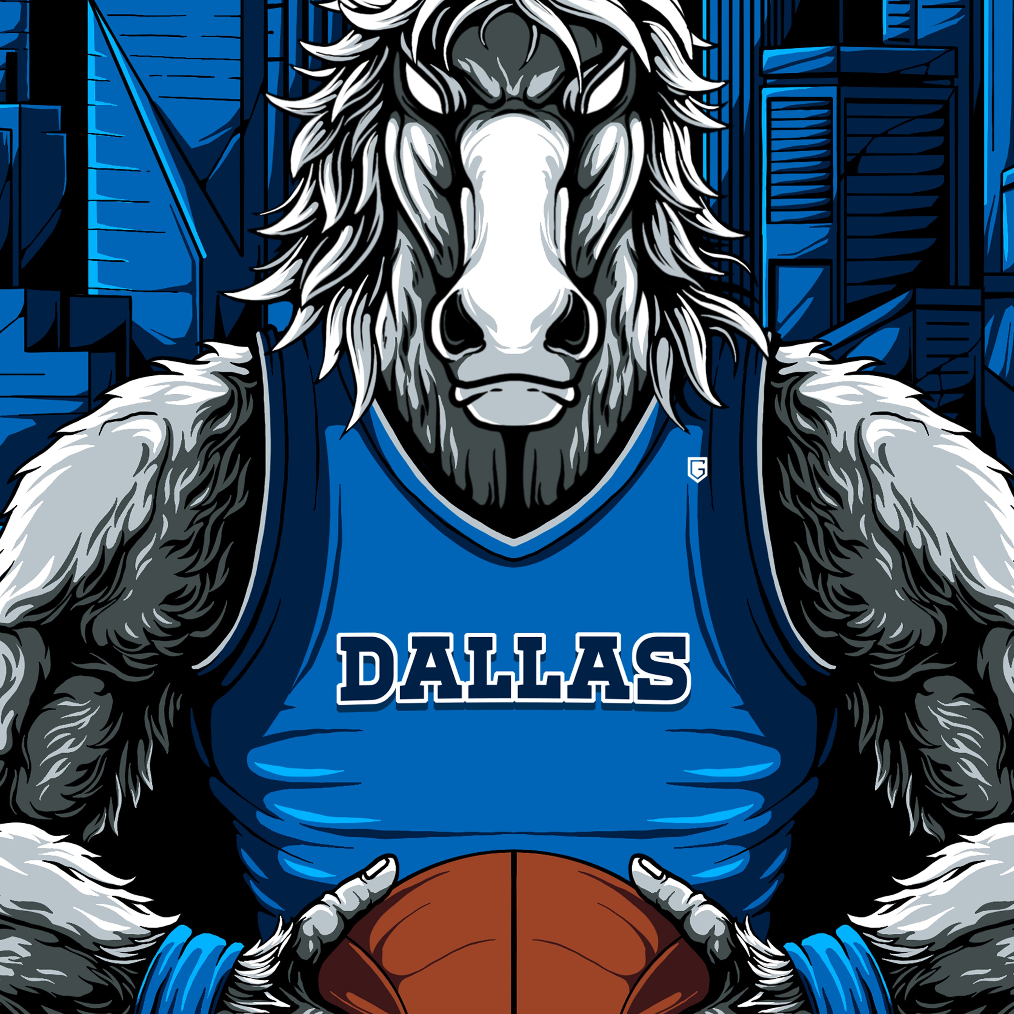 Dallas Basketball Men's T-Shirt