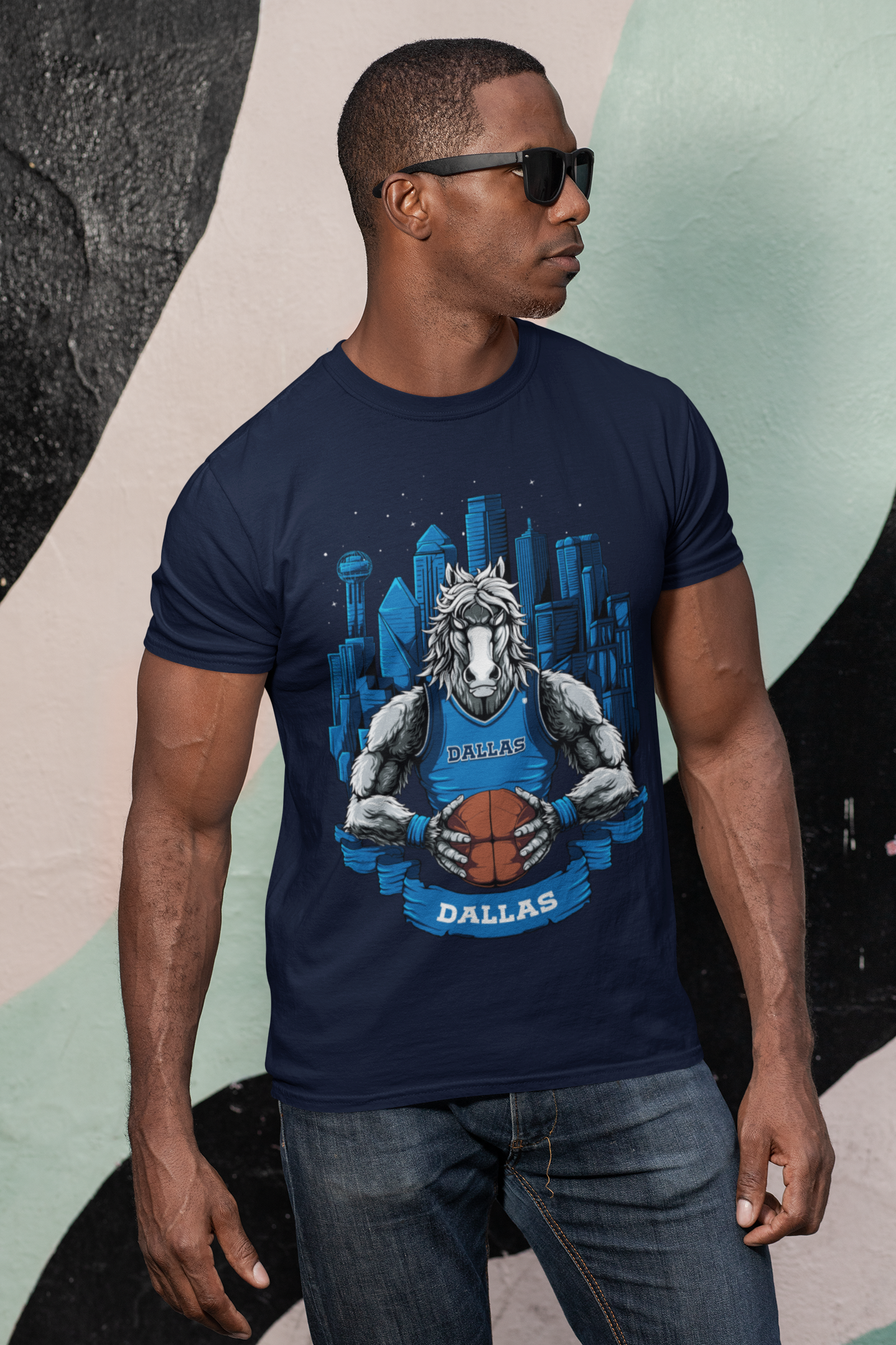 Dallas Basketball Men's T-Shirt
