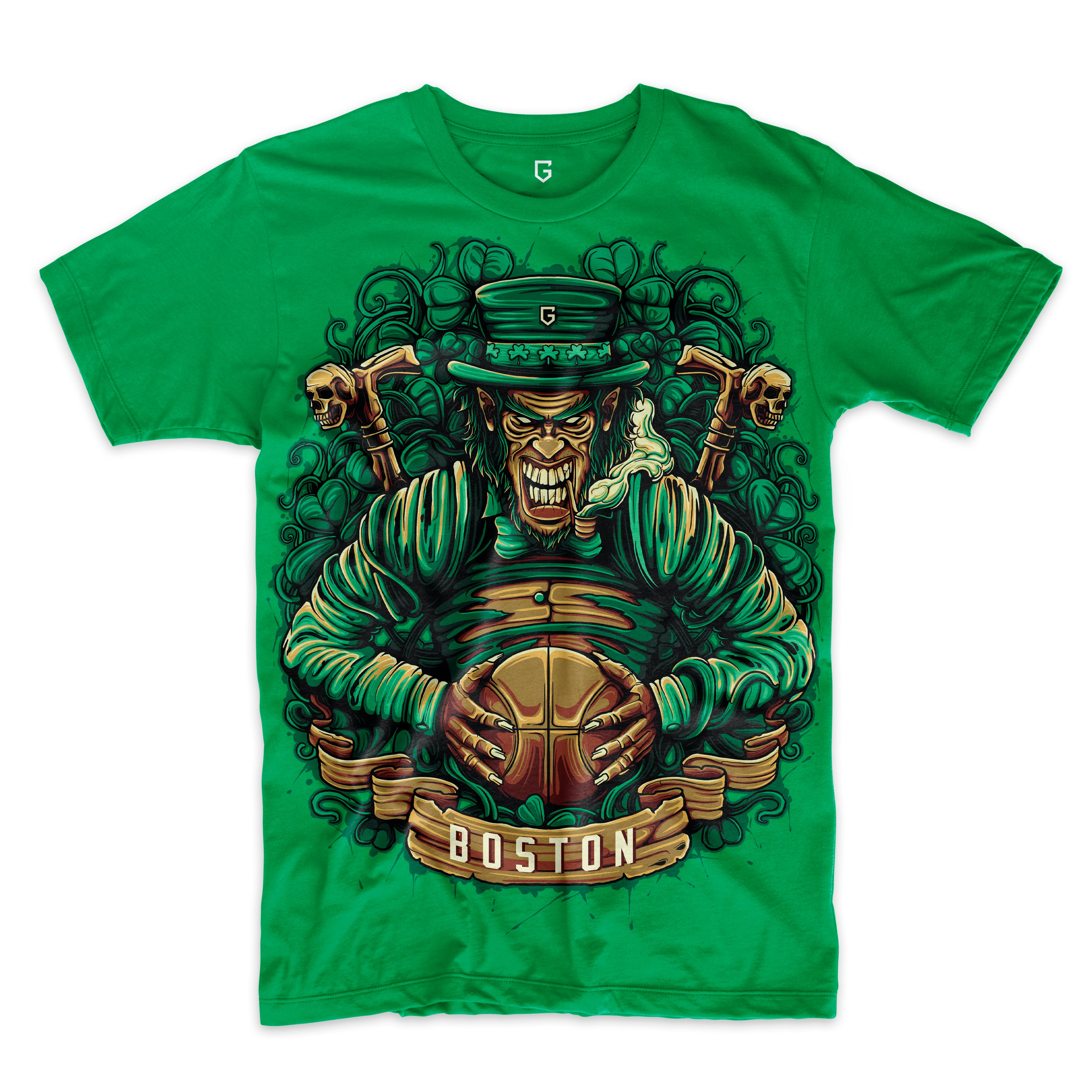 Boston Basketball 4XL 5XL Men's T-Shirt