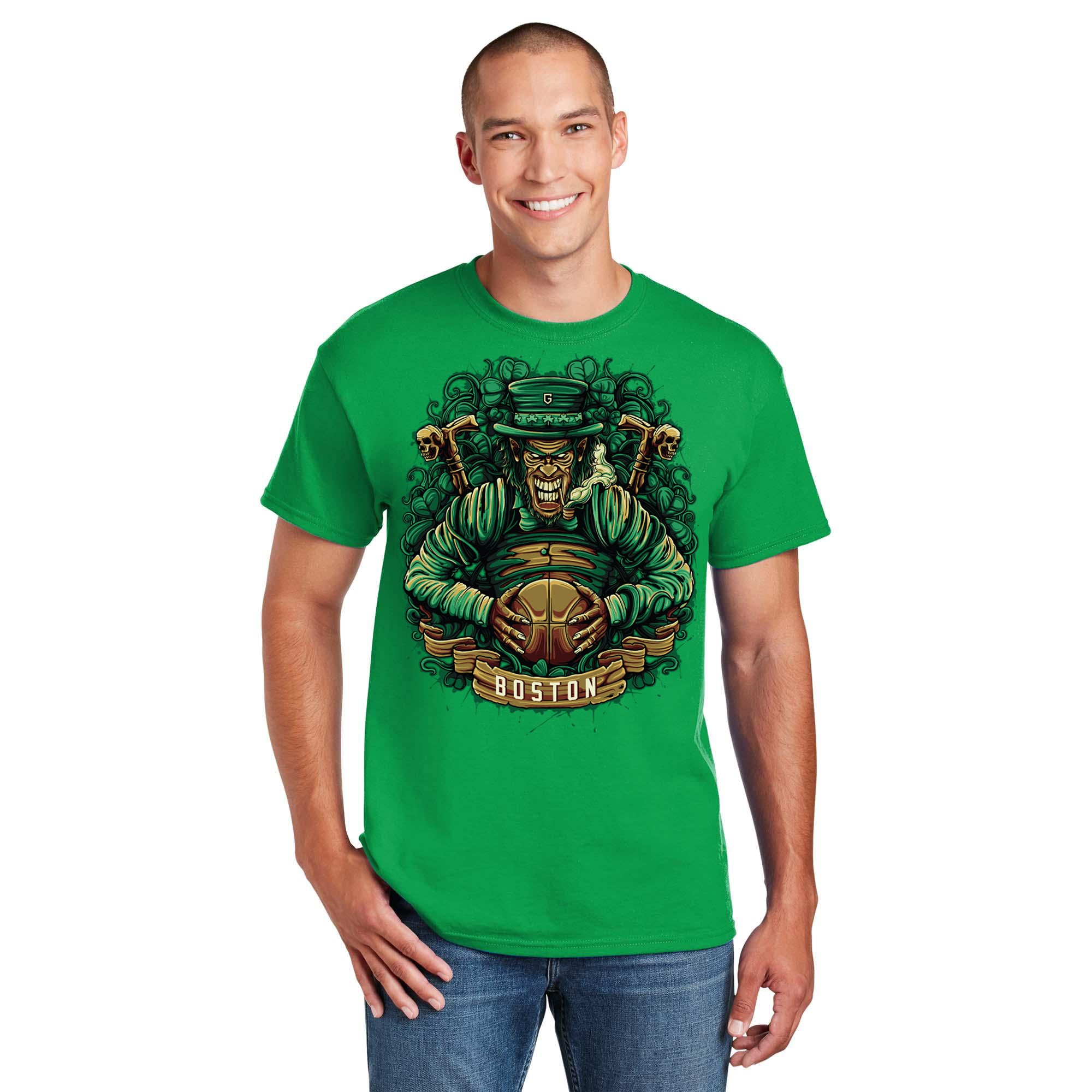 Boston Basketball 4XL 5XL Men's T-Shirt
