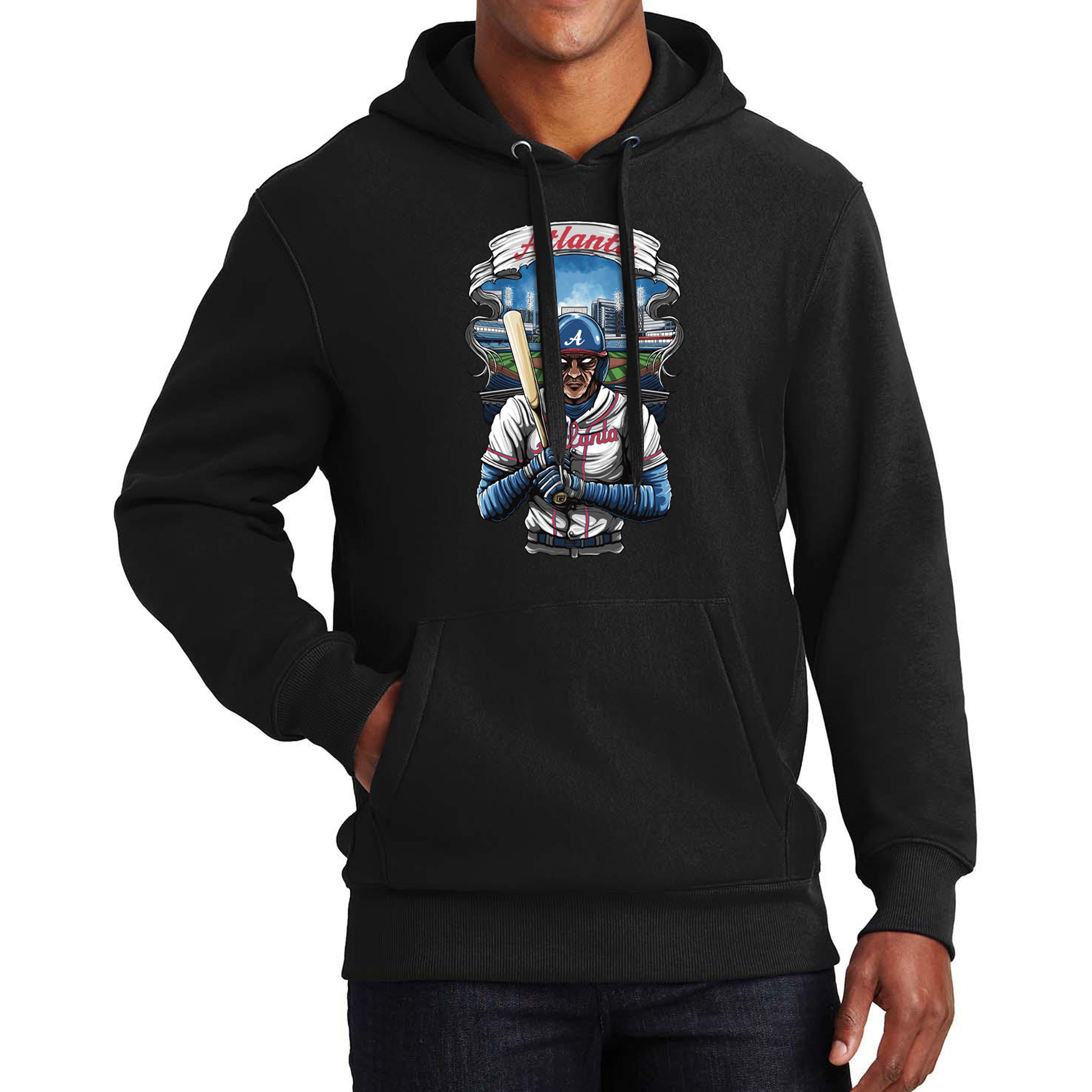 Atlanta Baseball Men's Graphic Hoodie