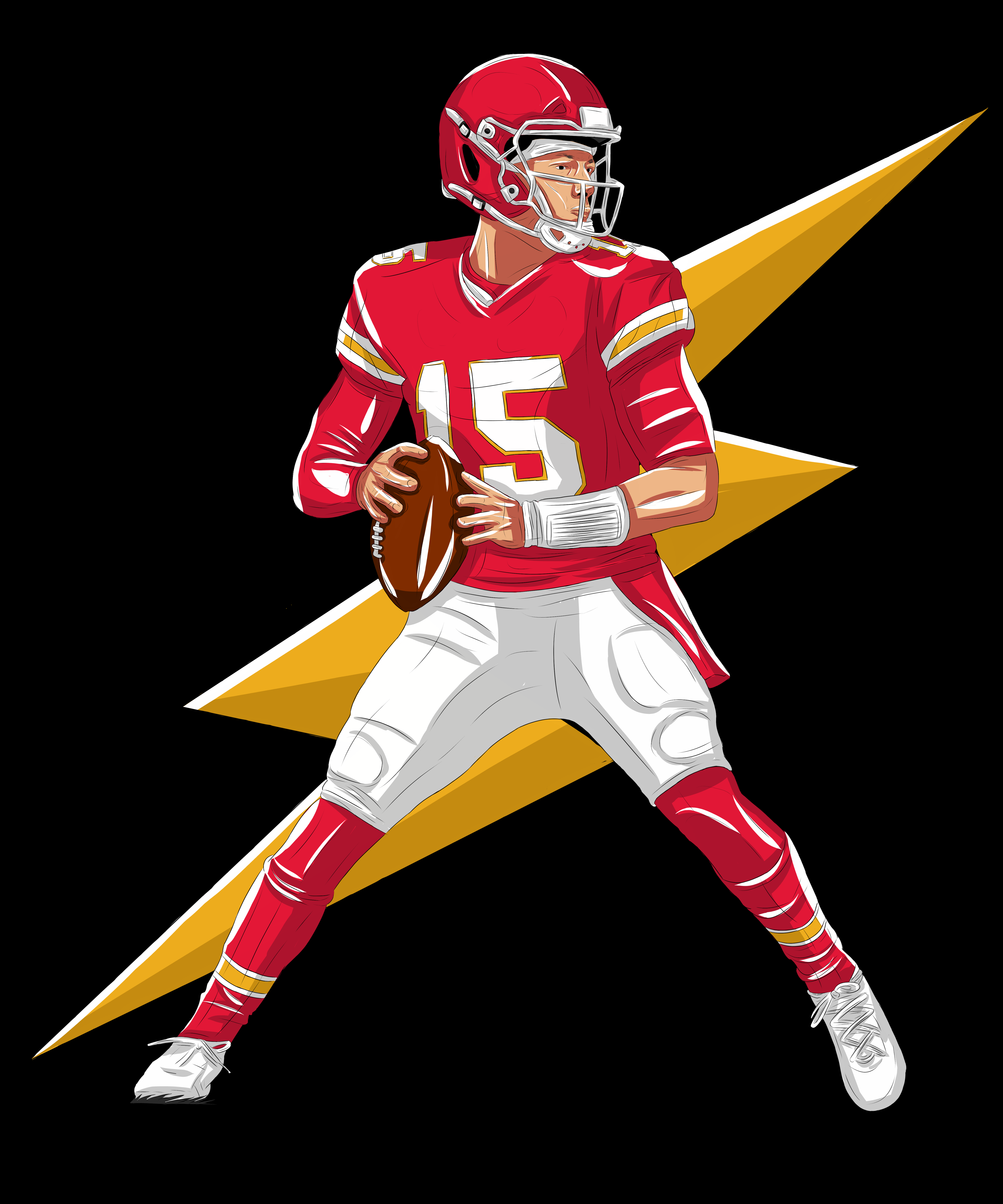 Mahomes Football Men's T-Shirt