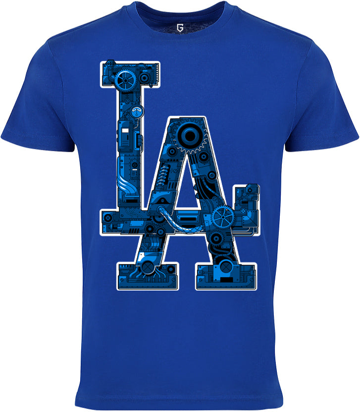Los Angeles Steampunk Baseball Men's T-Shirt