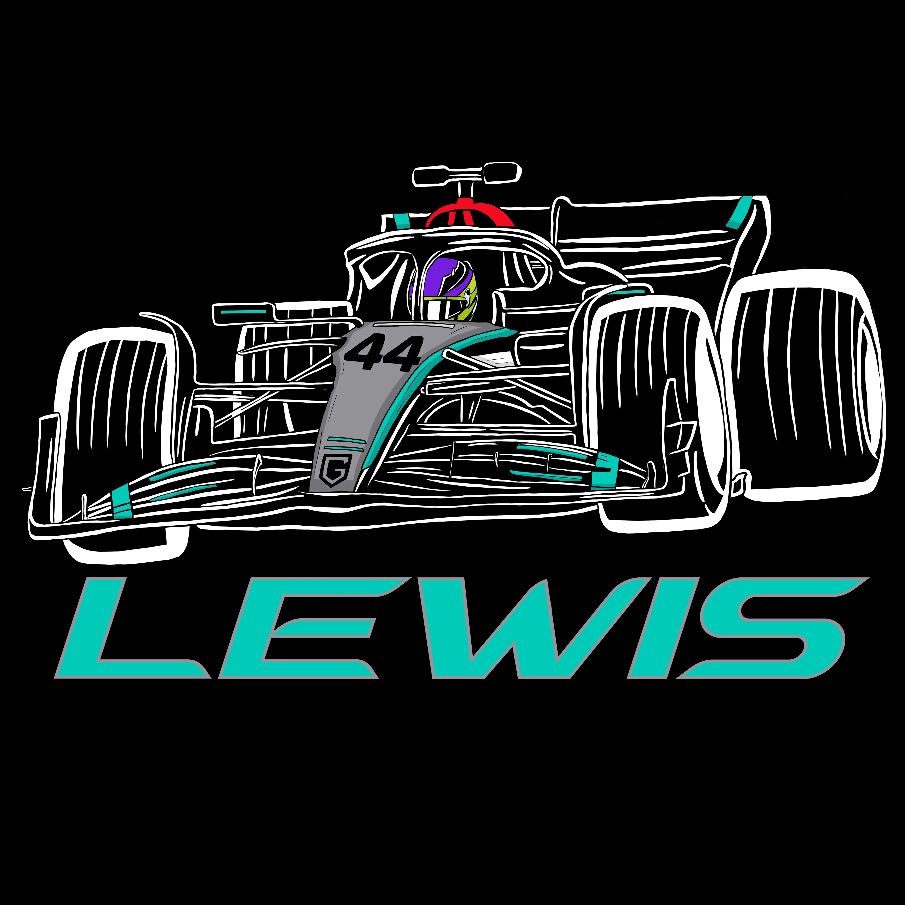 Formula Racing - LEWIS - Men's Graphic T-Shirt