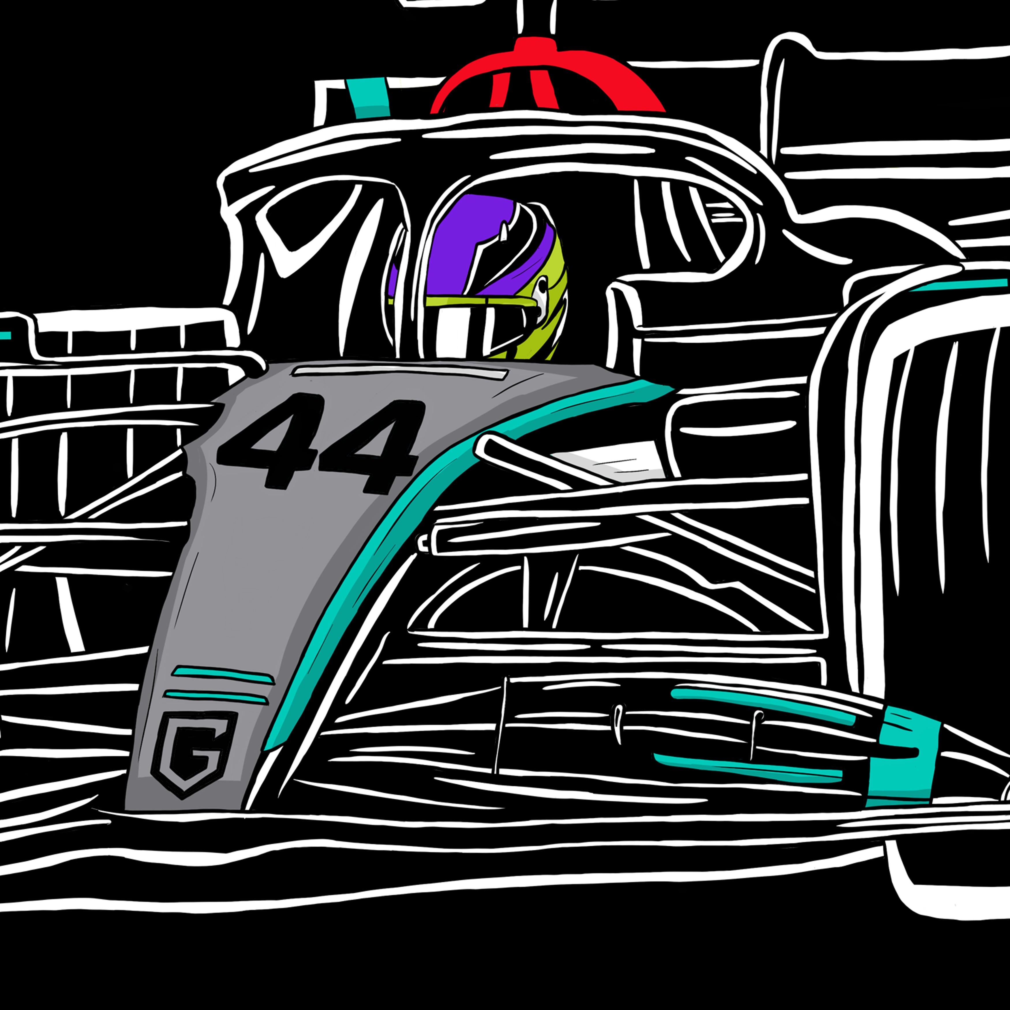 Formula Racing - LEWIS - Men's Graphic T-Shirt