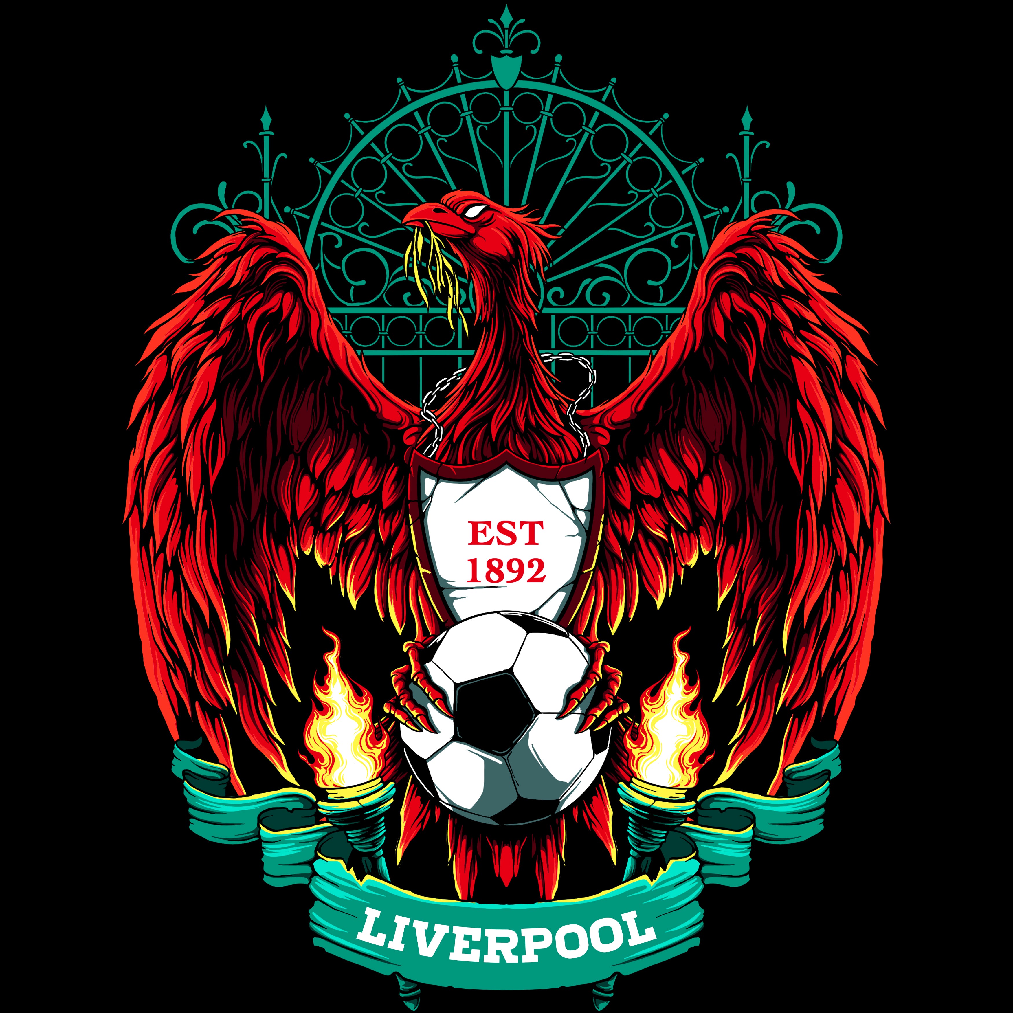 Liverpool Soccer Men's Graphic T-Shirt