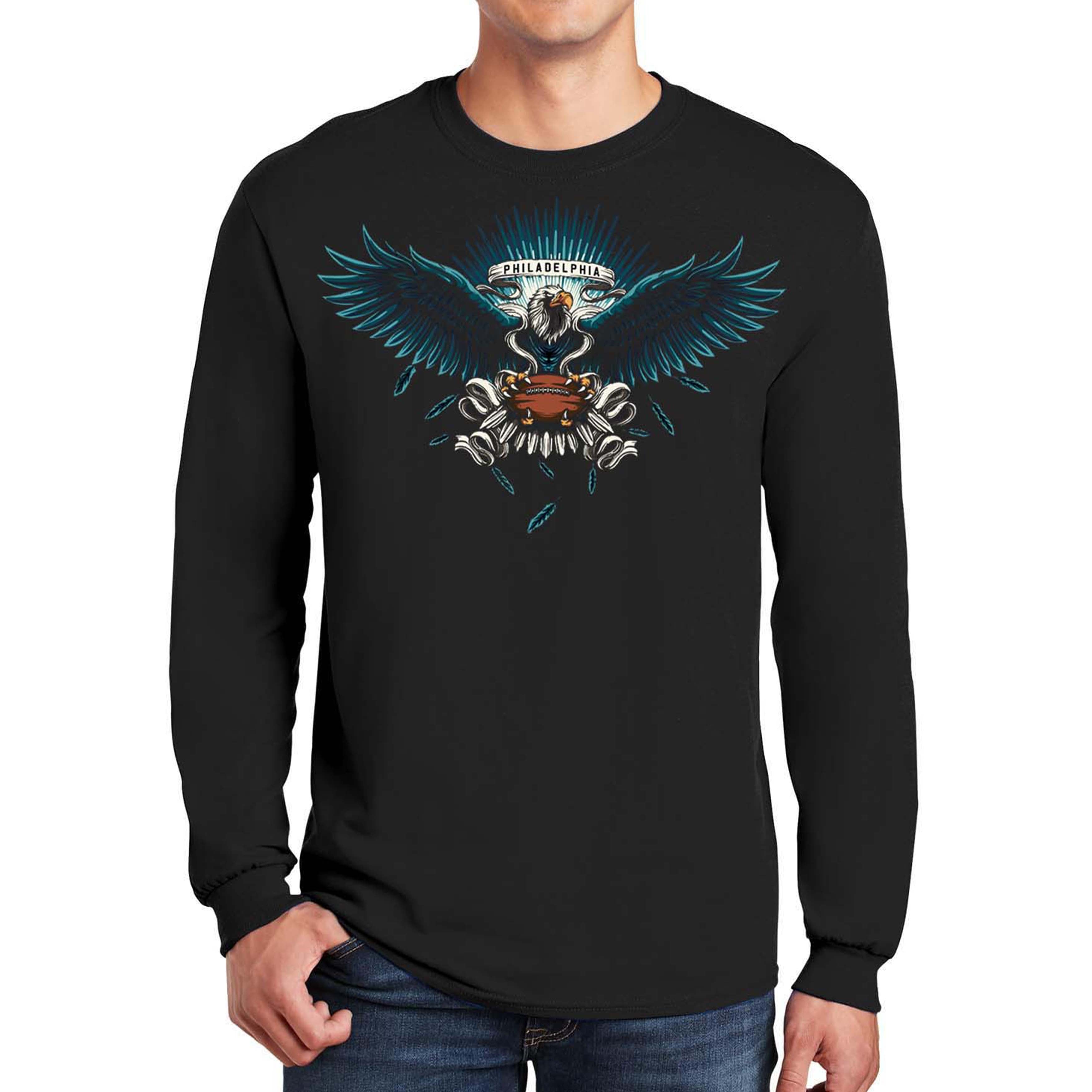 Philadelphia Football Wingspan Long Sleeve Men's T-Shirt