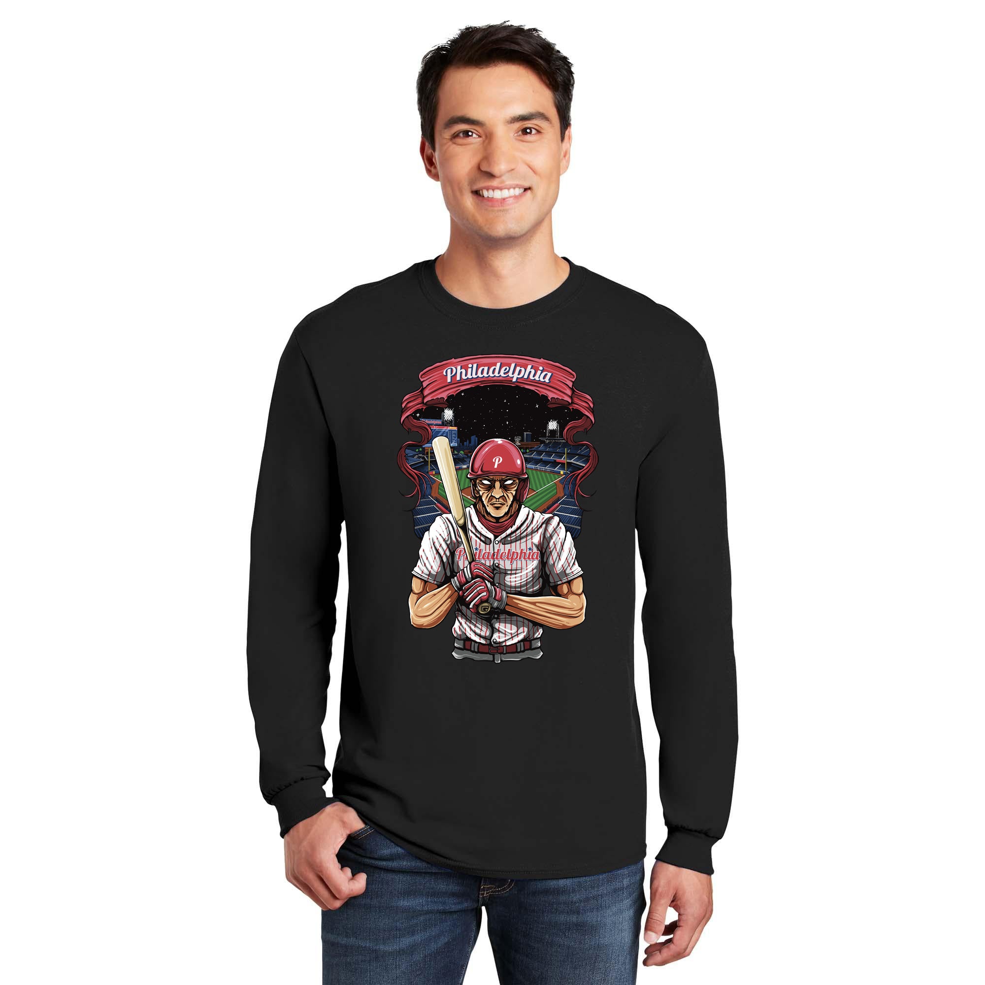 Philadelphia Baseball Long Sleeve Men's T-Shirt