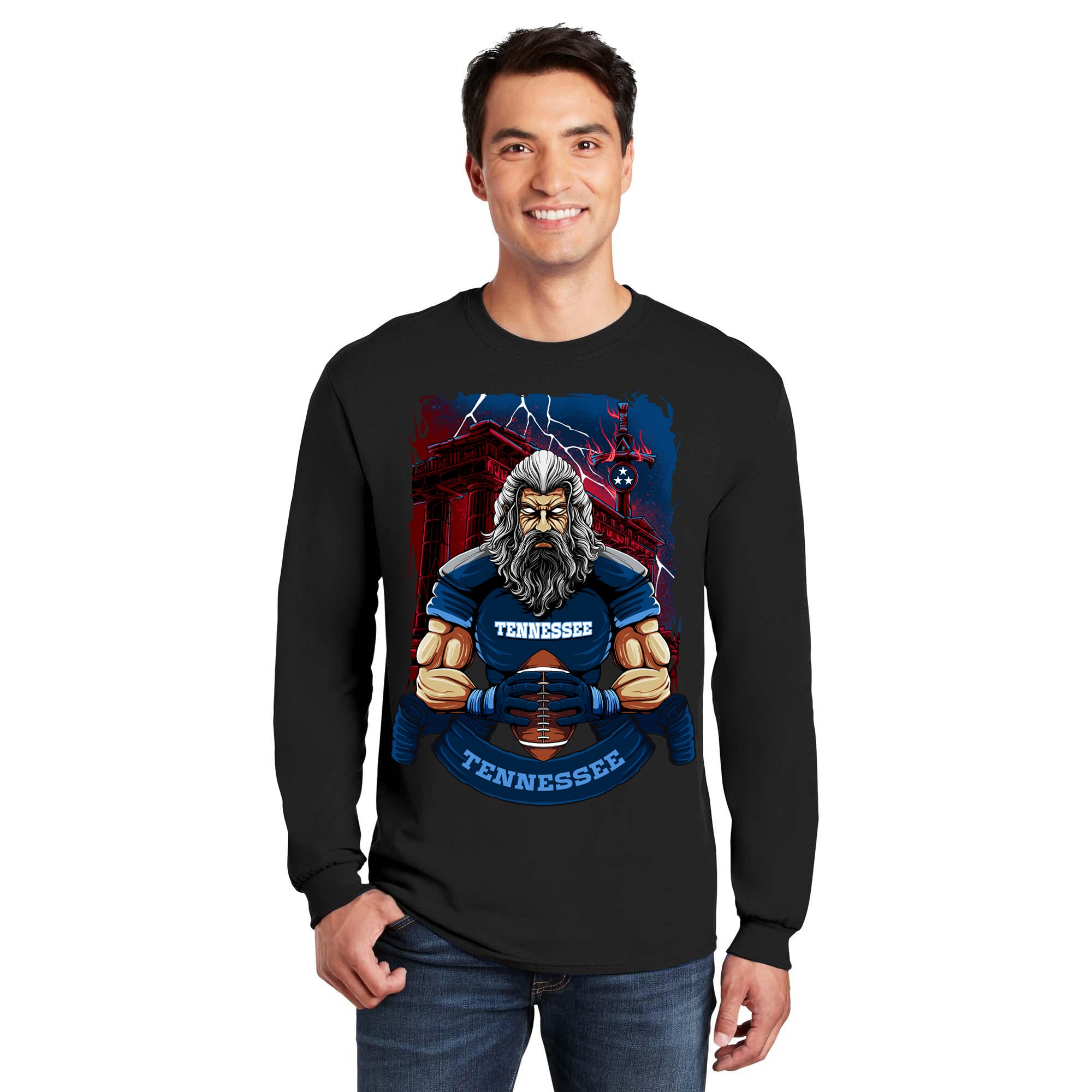 Tennessee Football Long Sleeve Men's T-Shirt