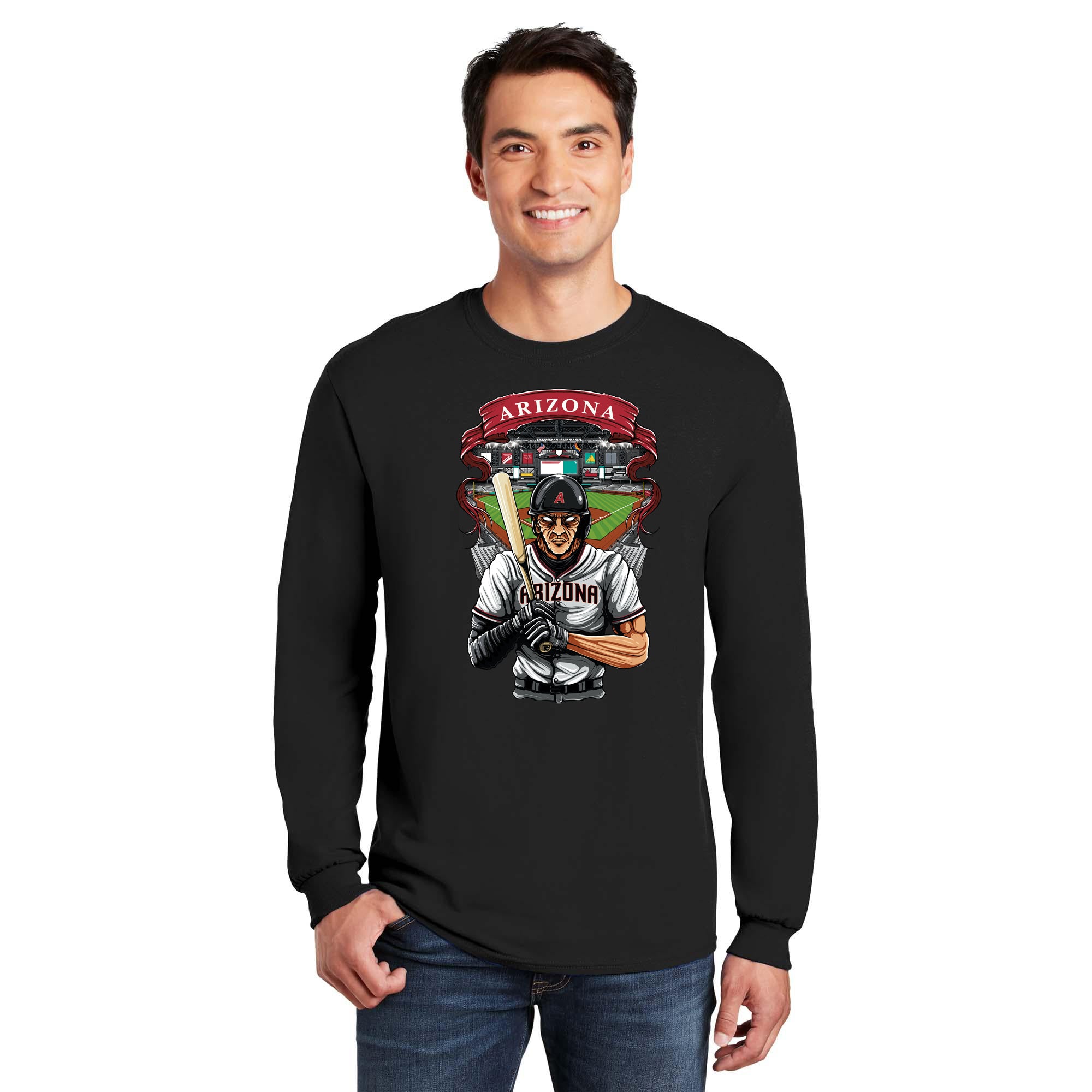 Arizona Baseball Long Sleeve Men's T-Shirt