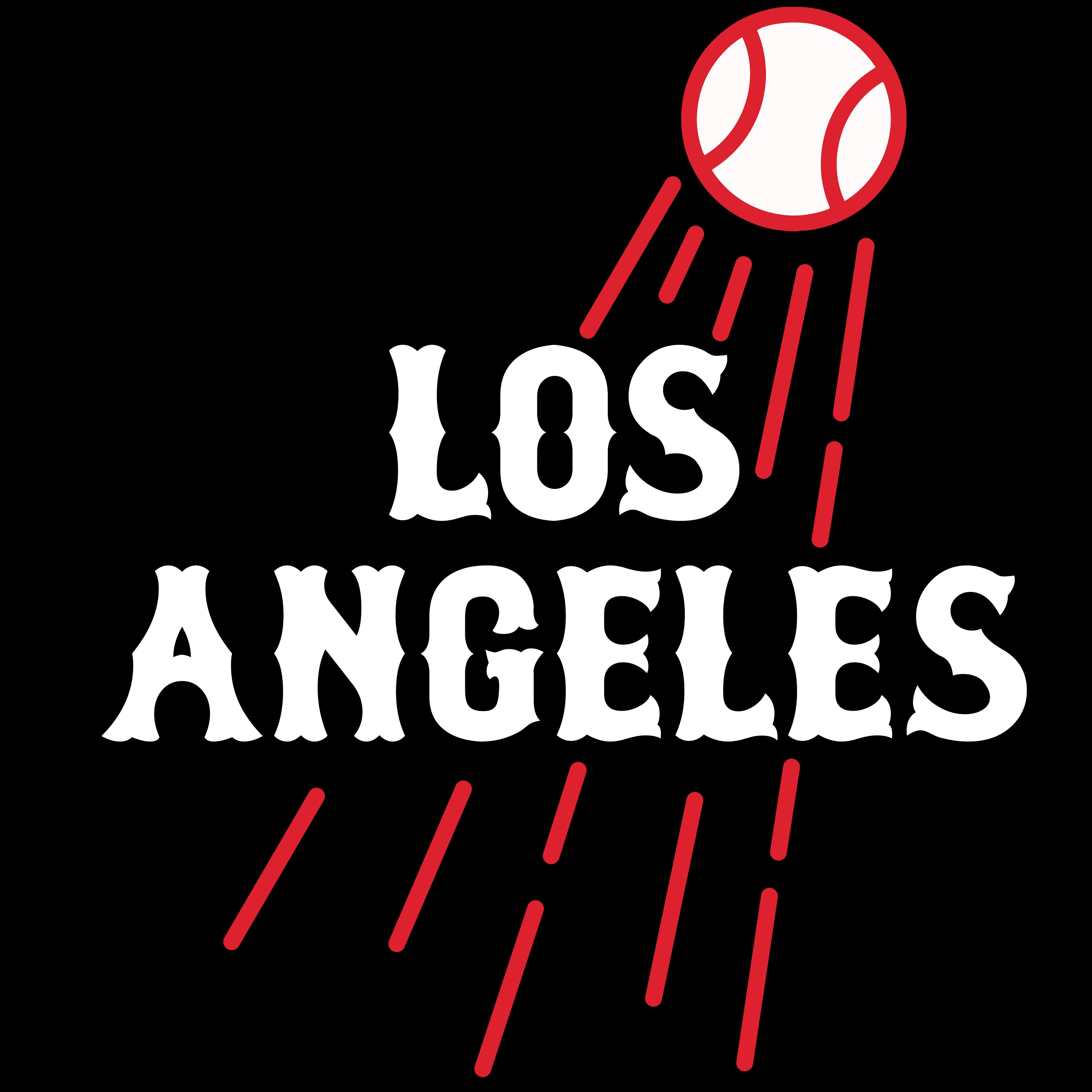 Los Angeles Baseball Men's T-Shirt