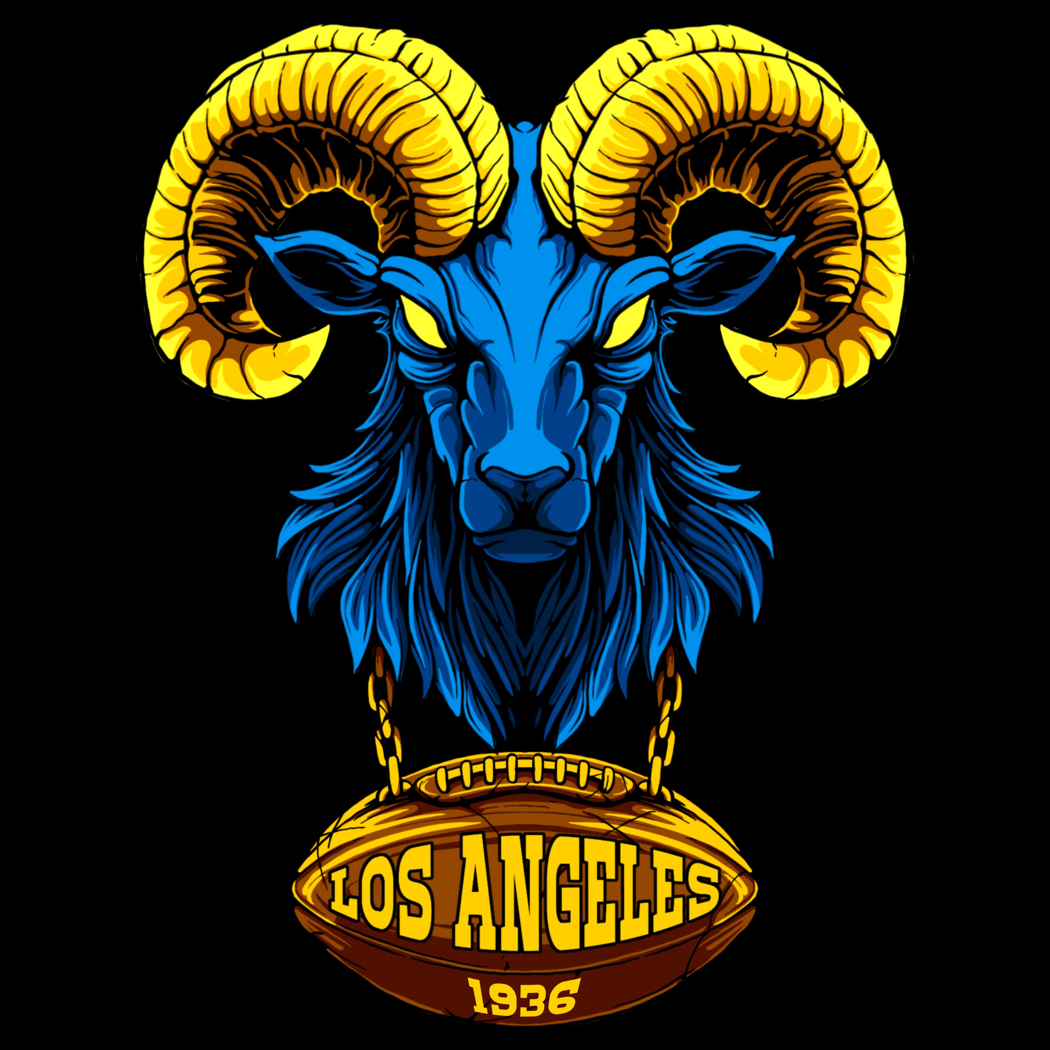 Los Angeles Chain Football Hoodies