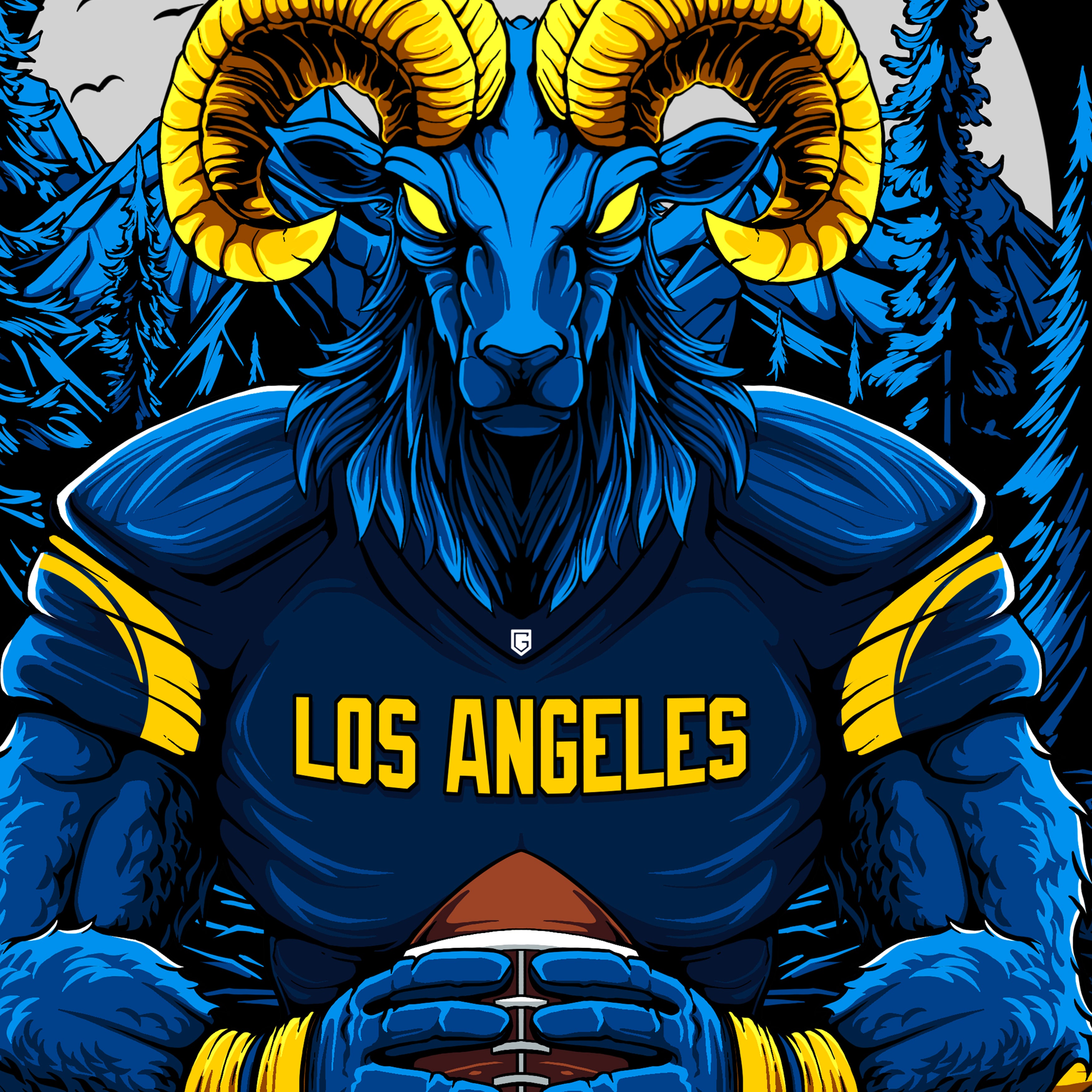 Los Angeles Football Long Sleeve Men's T-Shirt