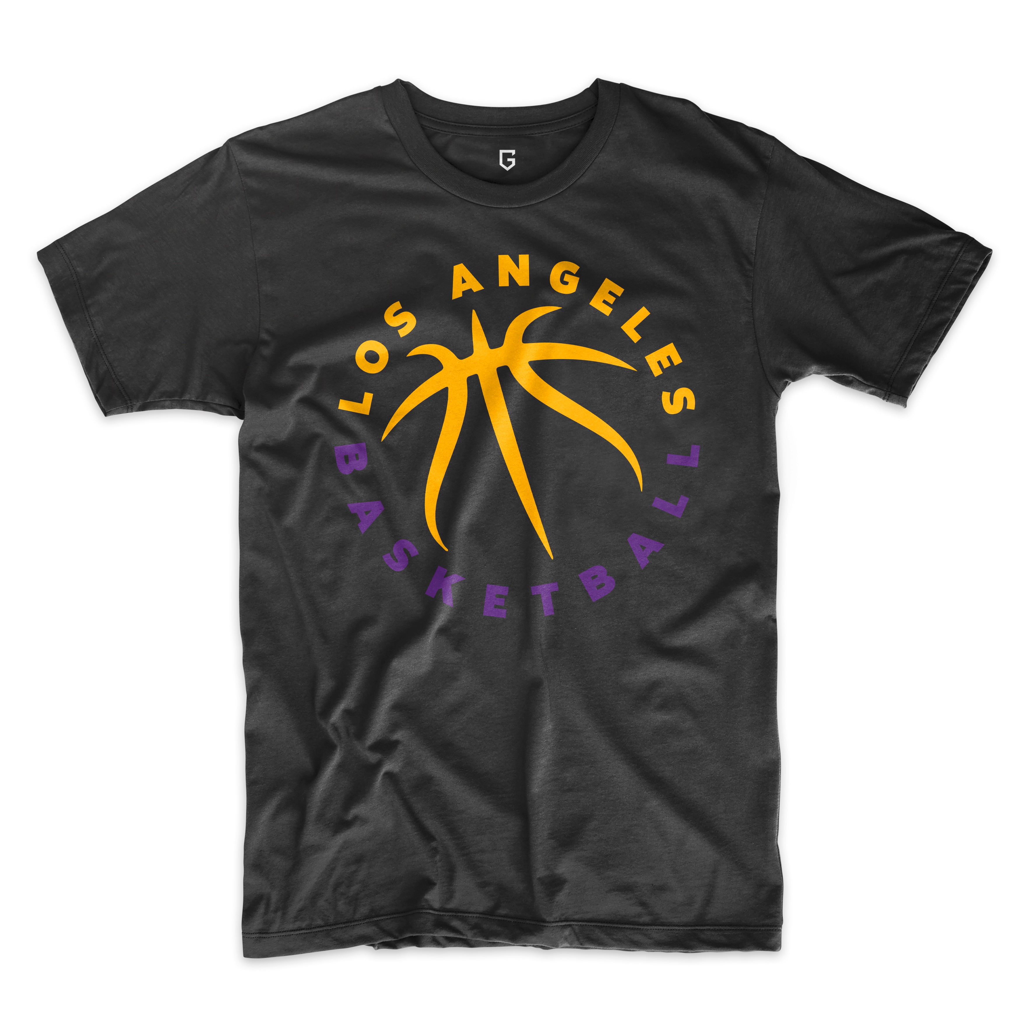 Los Angeles Basketball Seams Men's T-Shirt