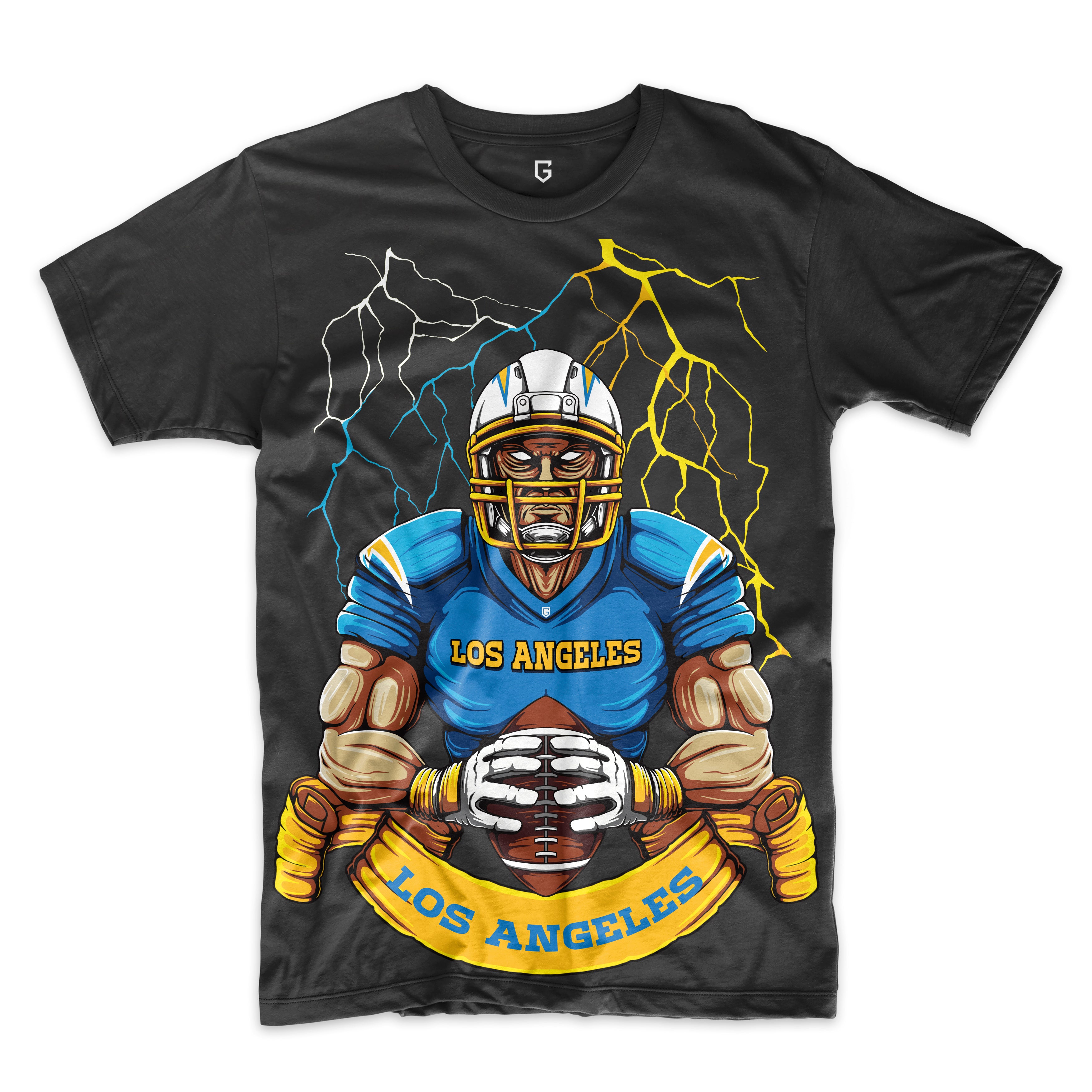 Los Angeles Football Lightning Strike Men's T-Shirt