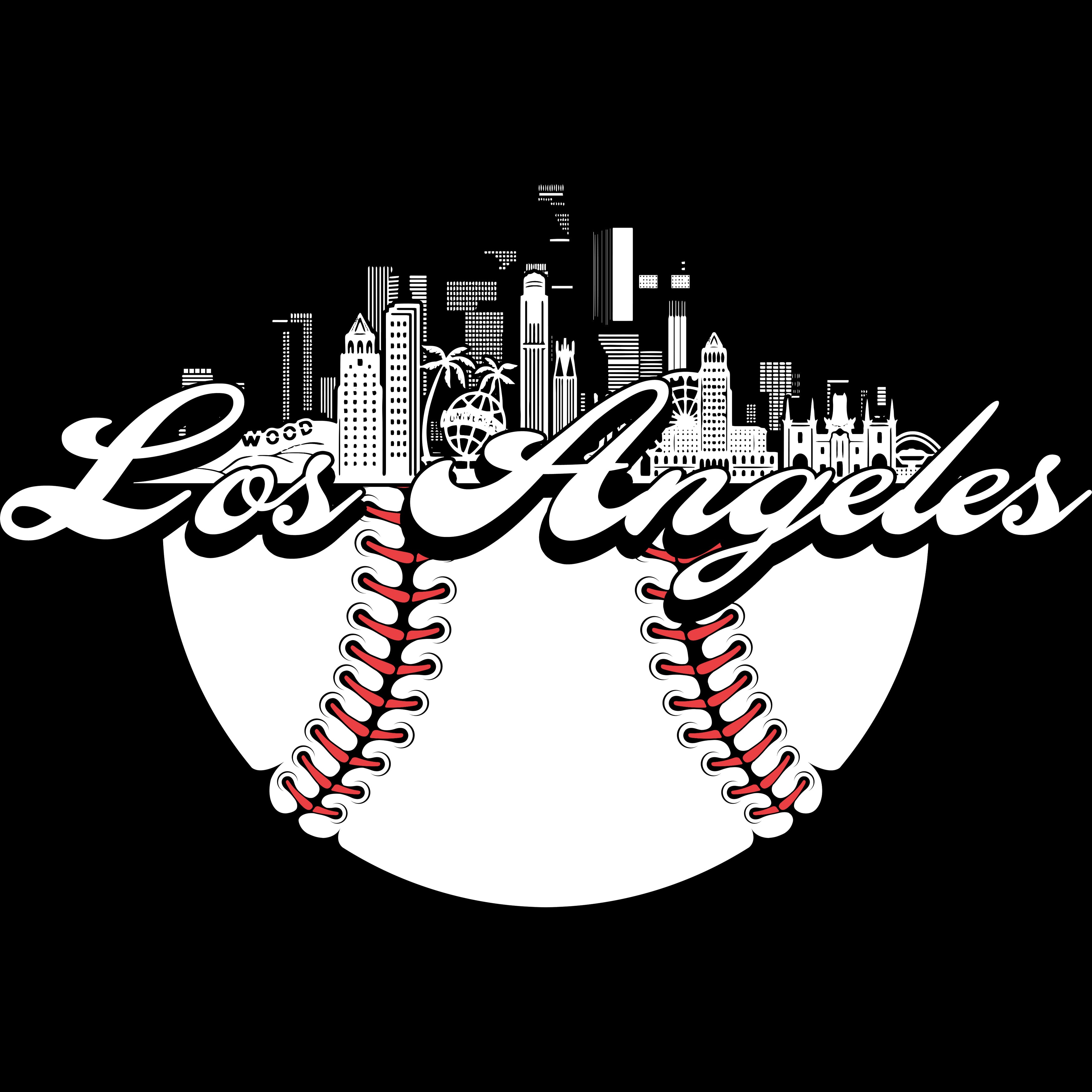 Los Angeles Baseball Skyline Classic Men's T-Shirt
