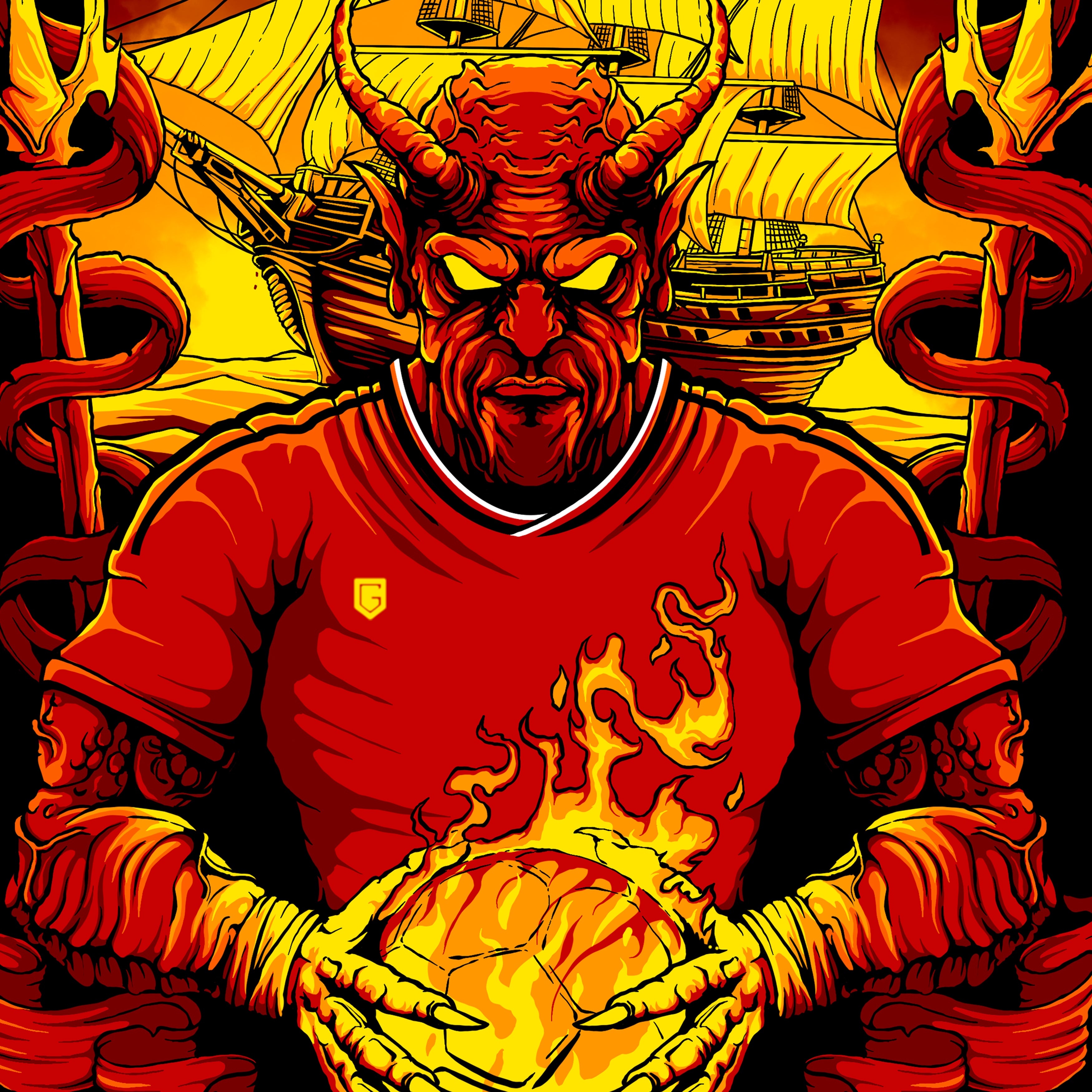 Red Devil Men's T-Shirt