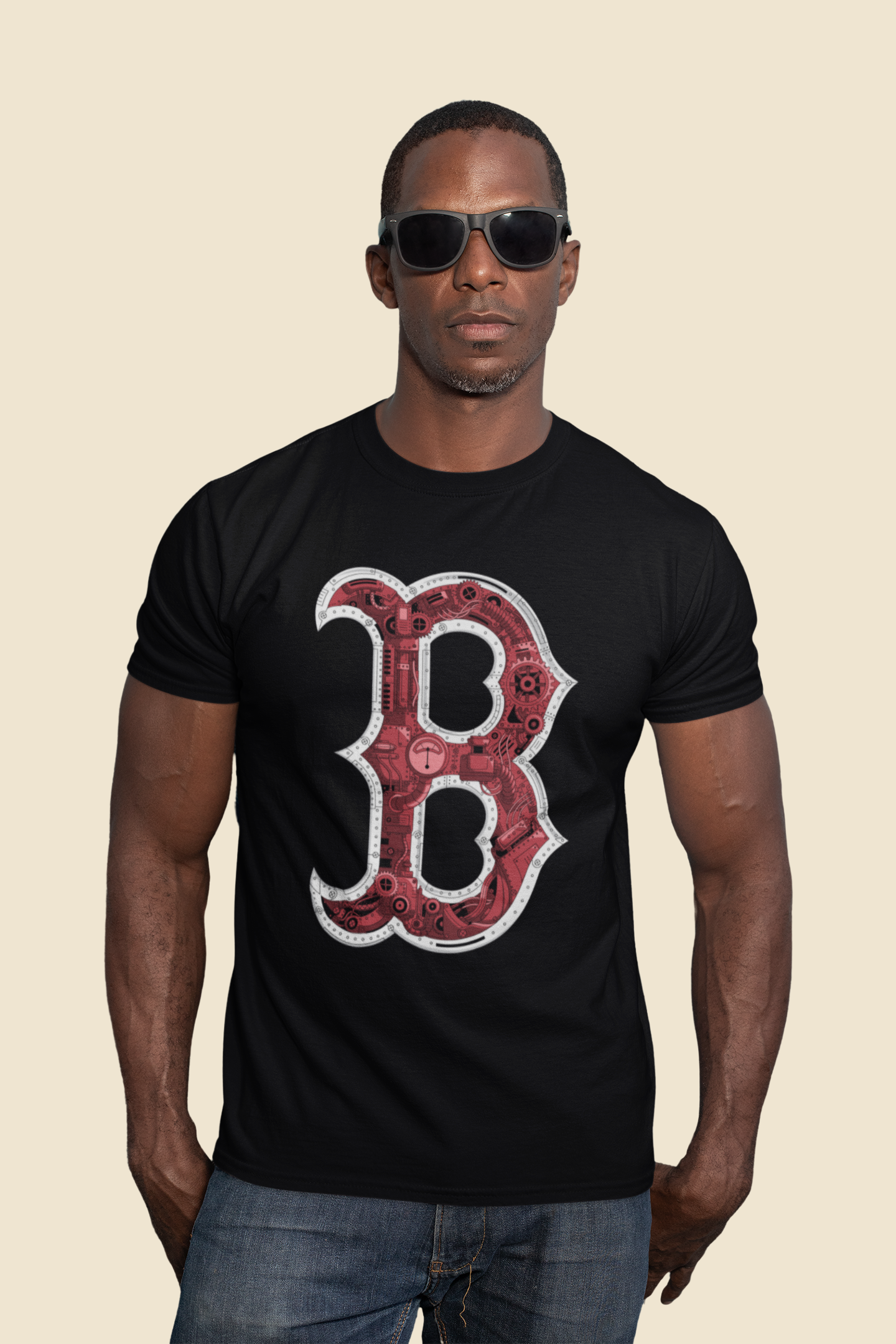 Boston Steampunk Baseball Men's T-Shirt